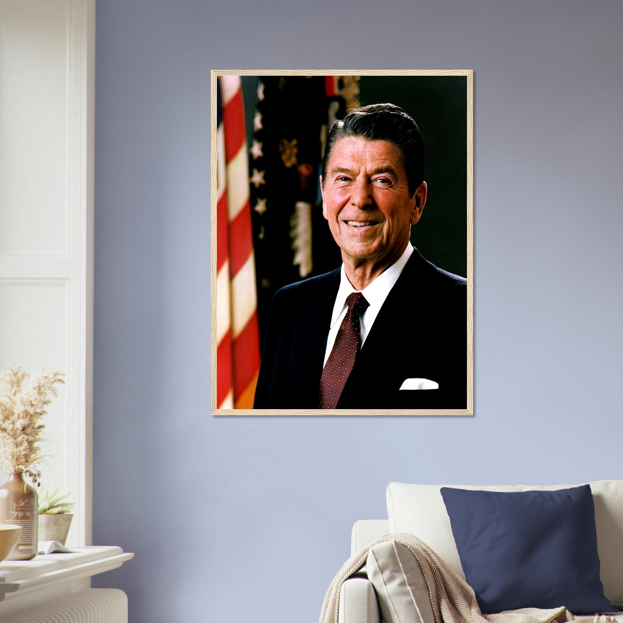 Ronald Reagan Framed, Actor, 40th President, Vintage Photo - Iconic Ronald Reagan Framed Print - WallArtPrints4U