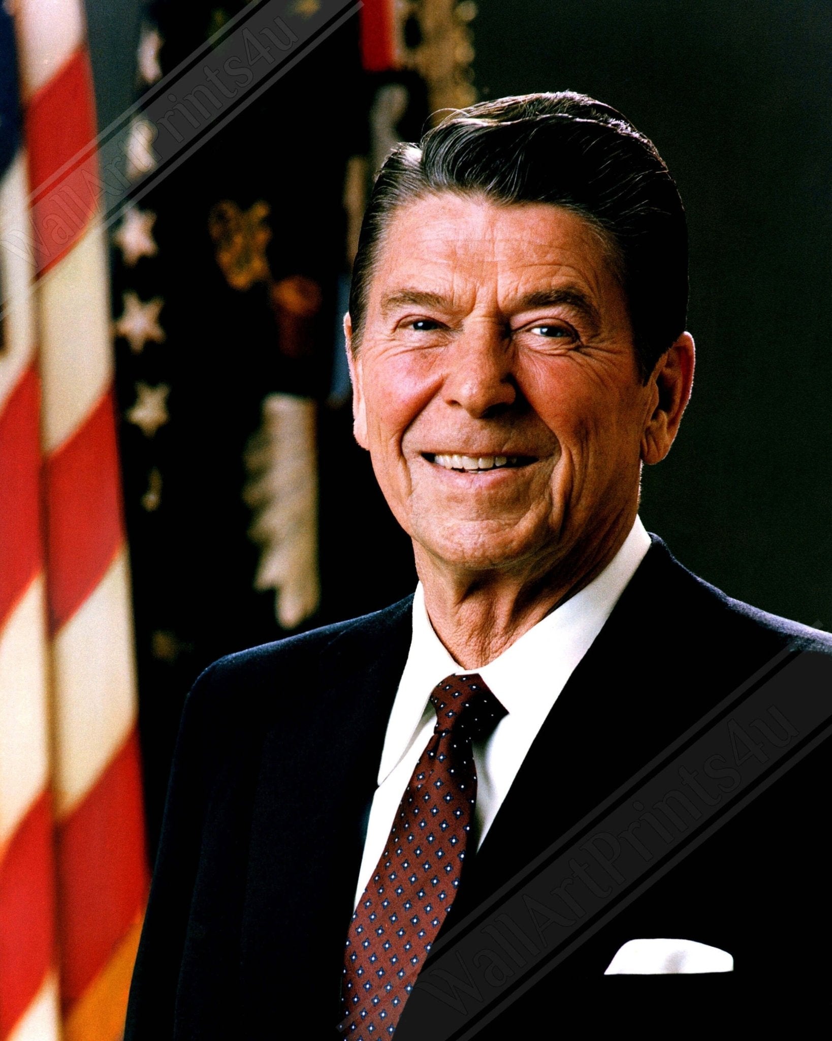 Ronald Reagan Framed, Actor, 40th President, Vintage Photo - Iconic Ronald Reagan Framed Print - WallArtPrints4U