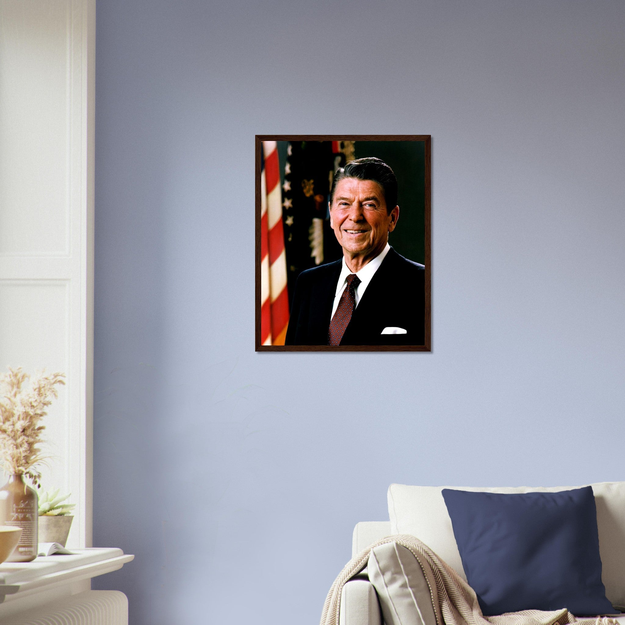 Ronald Reagan Framed, Actor, 40th President, Vintage Photo - Iconic Ronald Reagan Framed Print - WallArtPrints4U