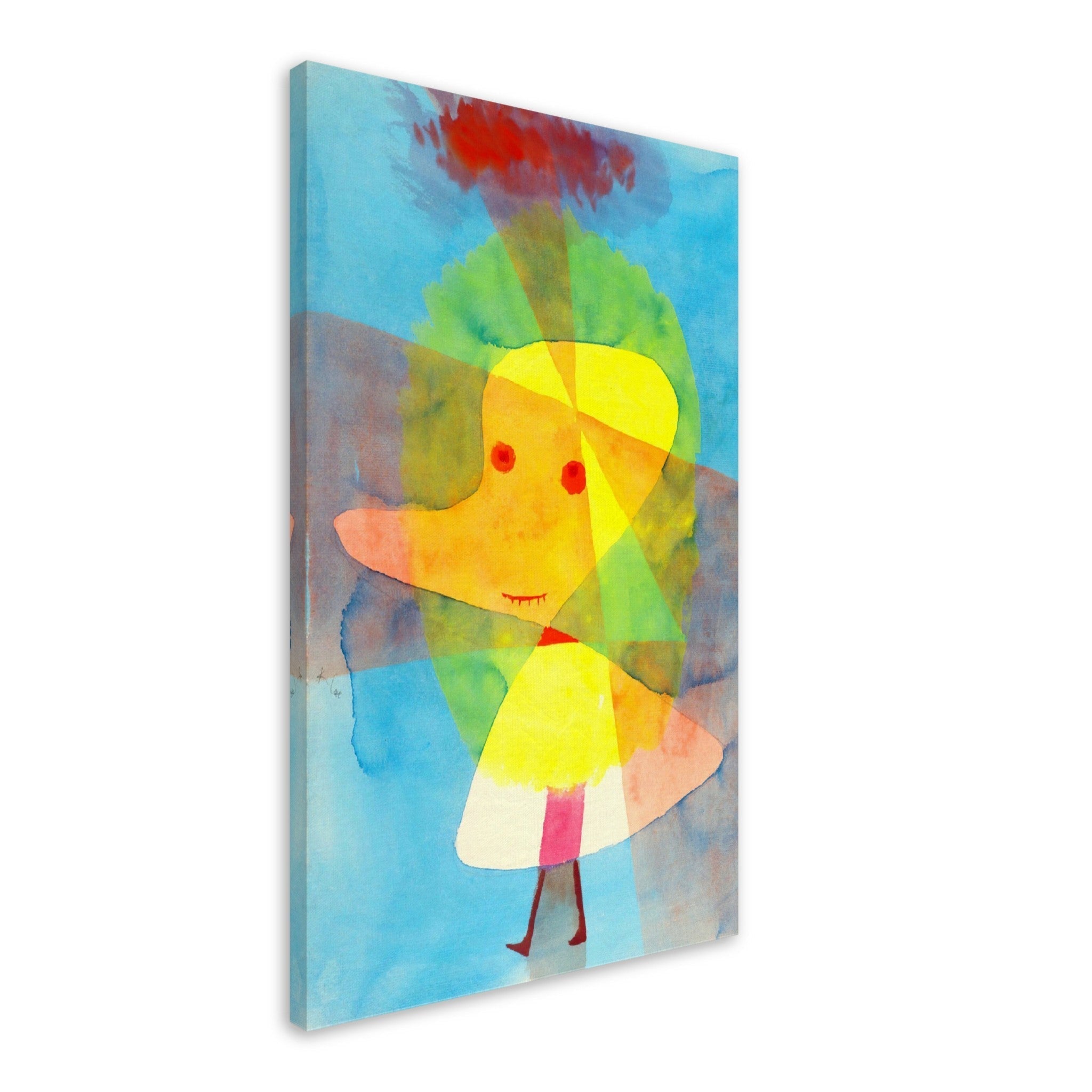 Rubber Duck Canvas Print, Paul Klee Small Garden Ghost Canvas, Paul Klee Canvass Abstract Art - WallArtPrints4U