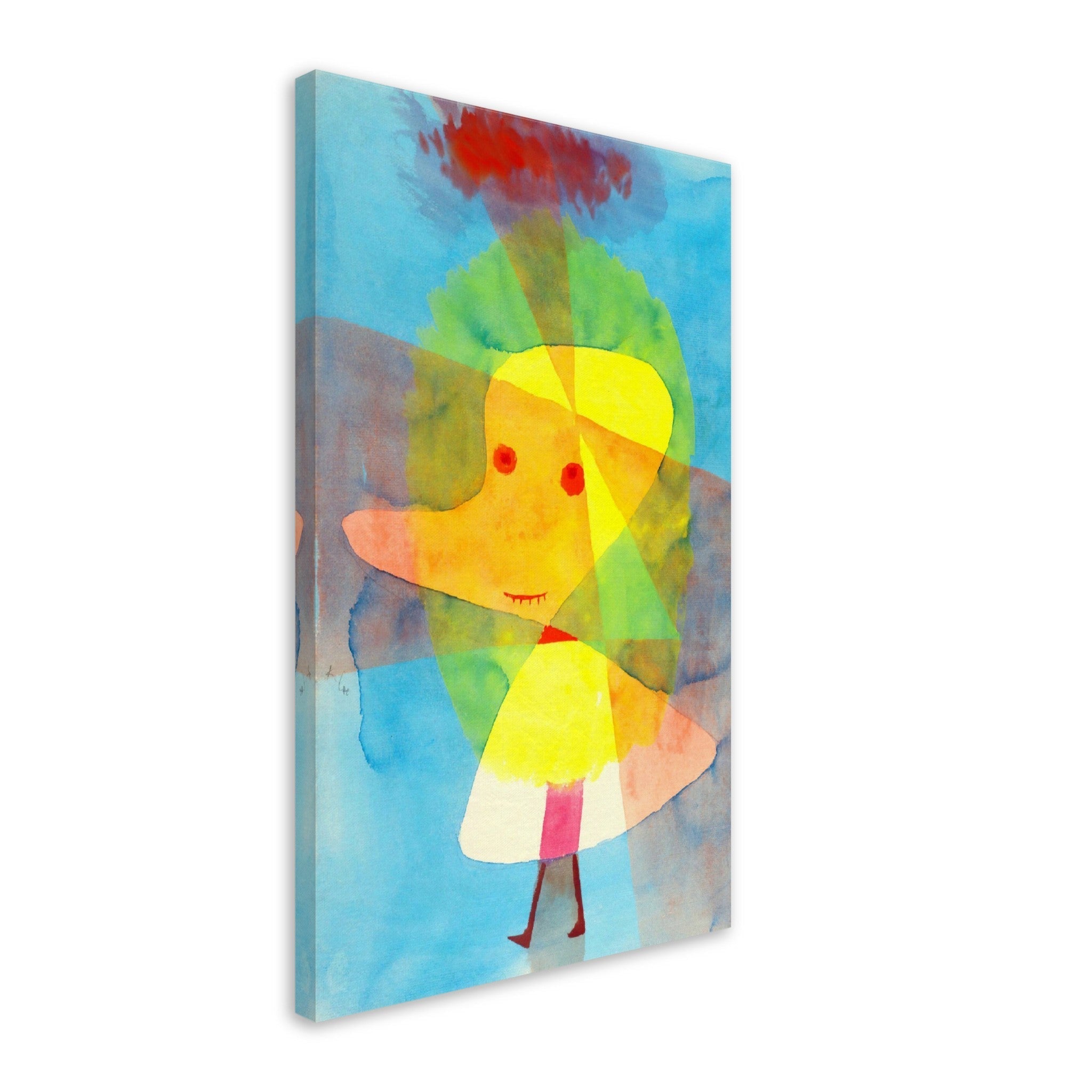 Rubber Duck Canvas Print, Paul Klee Small Garden Ghost Canvas, Paul Klee Canvass Abstract Art - WallArtPrints4U