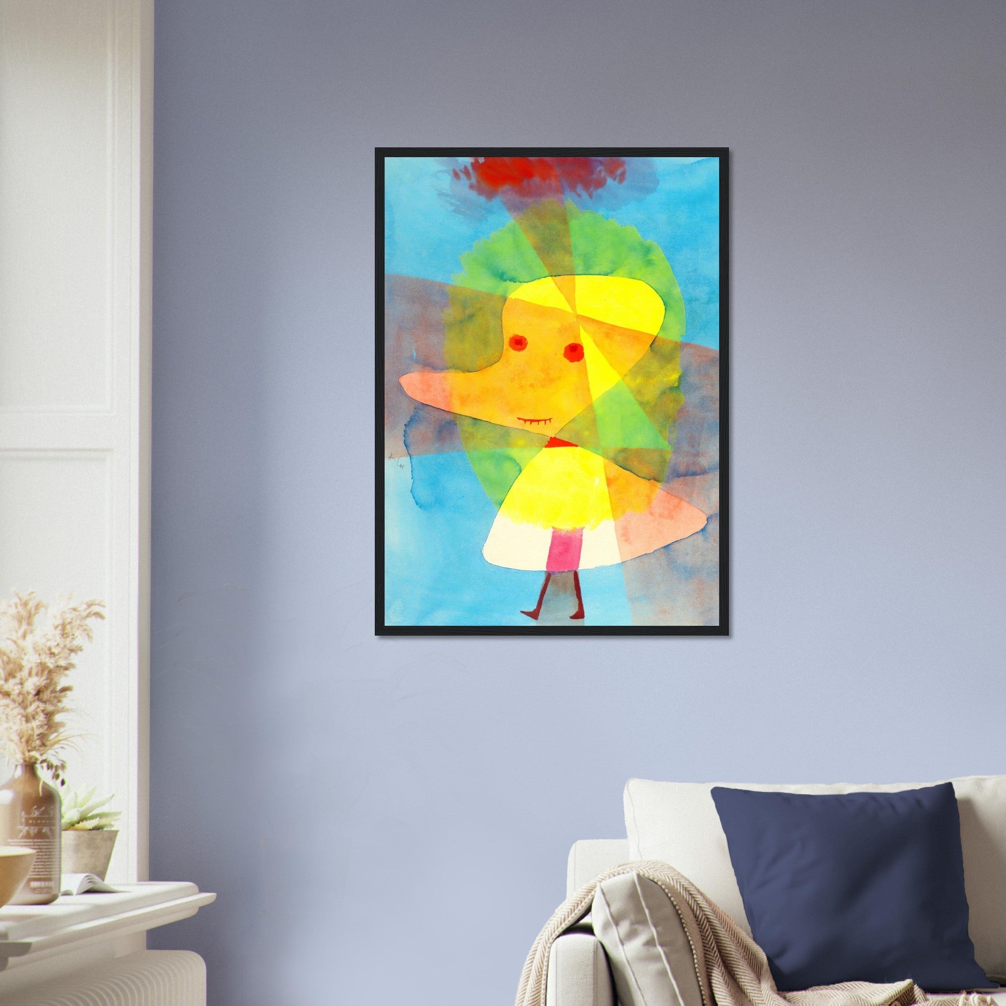 Rubber Duck Framed Print, Paul Klee Small Garden Ghost Framed, Paul Klee Frameds Abstract Art - WallArtPrints4U