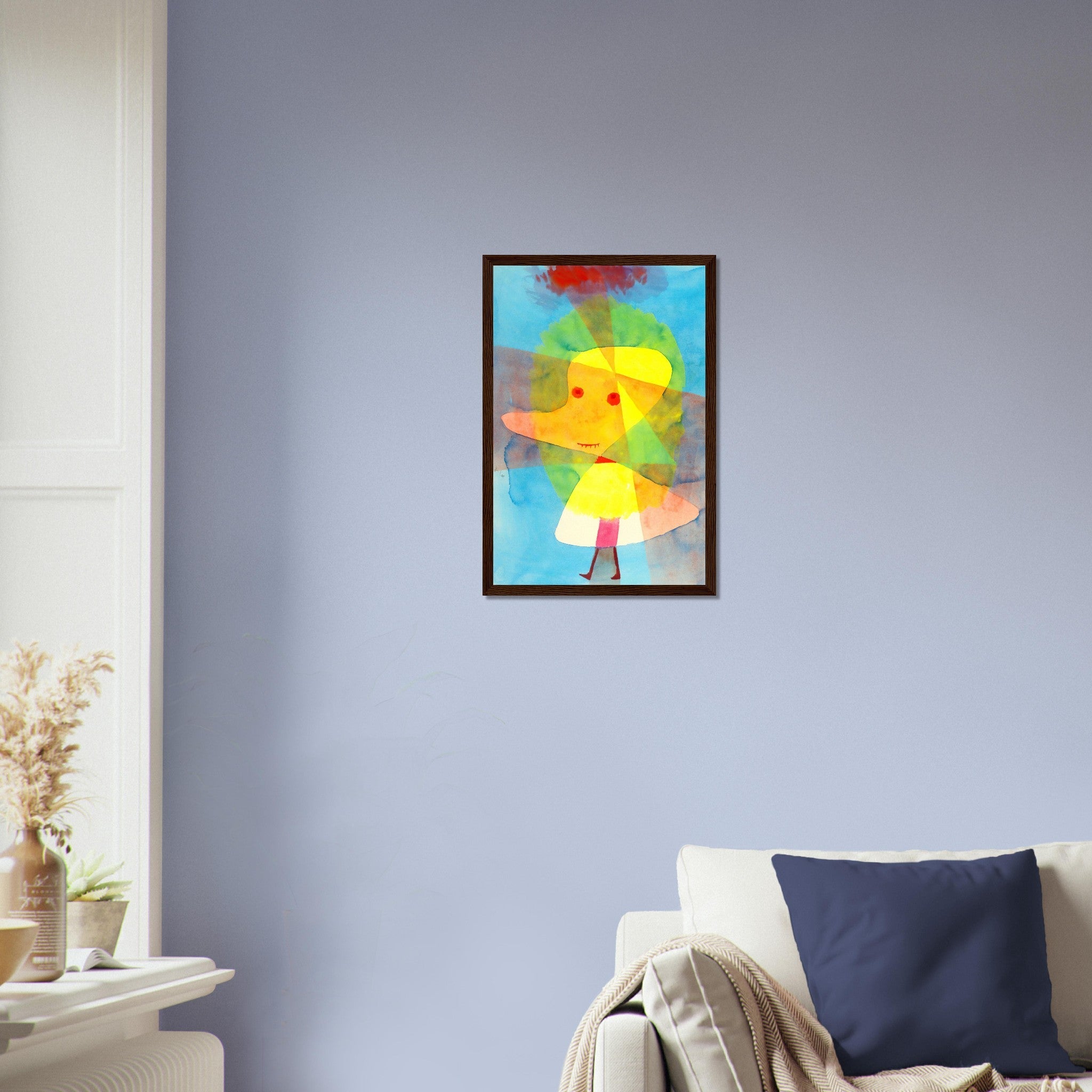 Rubber Duck Framed Print, Paul Klee Small Garden Ghost Framed, Paul Klee Frameds Abstract Art - WallArtPrints4U