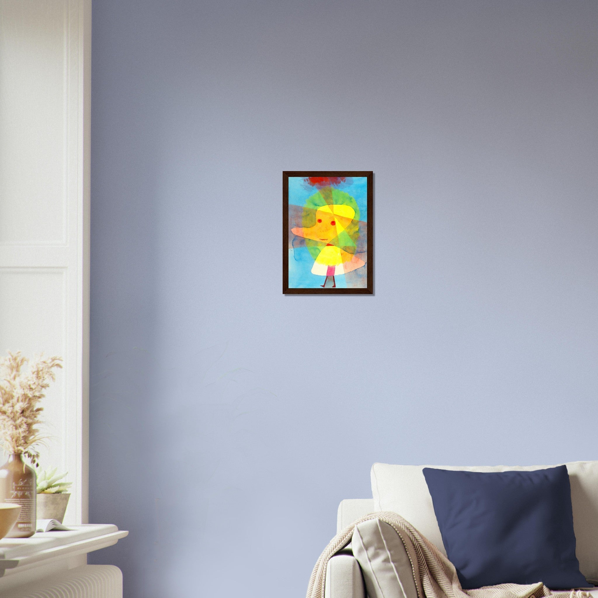 Rubber Duck Framed Print, Paul Klee Small Garden Ghost Framed, Paul Klee Frameds Abstract Art - WallArtPrints4U