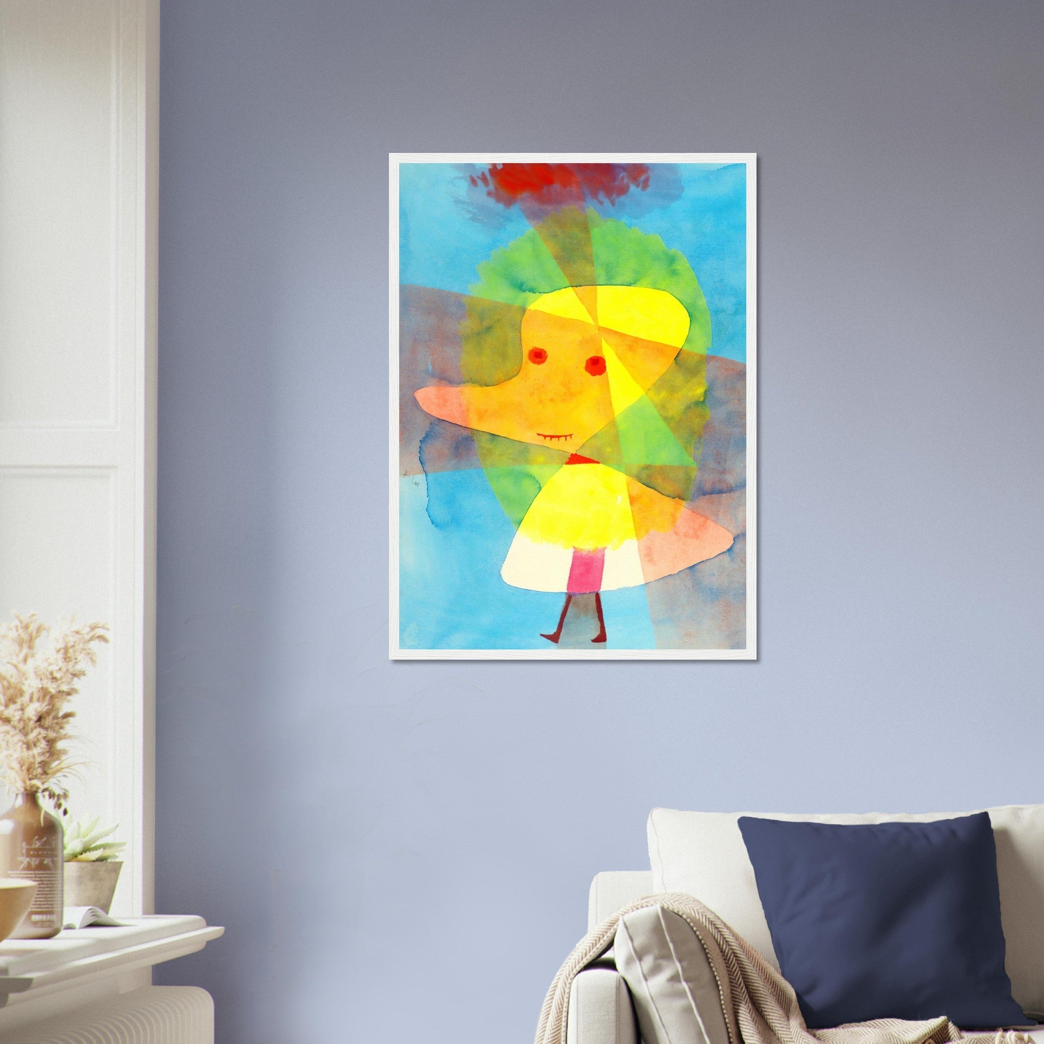 Rubber Duck Framed Print, Paul Klee Small Garden Ghost Framed, Paul Klee Frameds Abstract Art - WallArtPrints4U