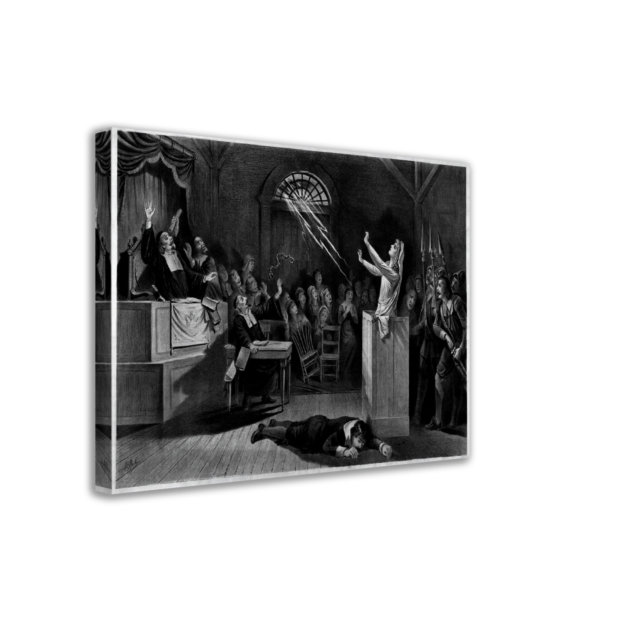 Salem Witch Trials Canvas Salem Witch Trials Canvas Print - Witchcraft Canvas - WallArtPrints4U