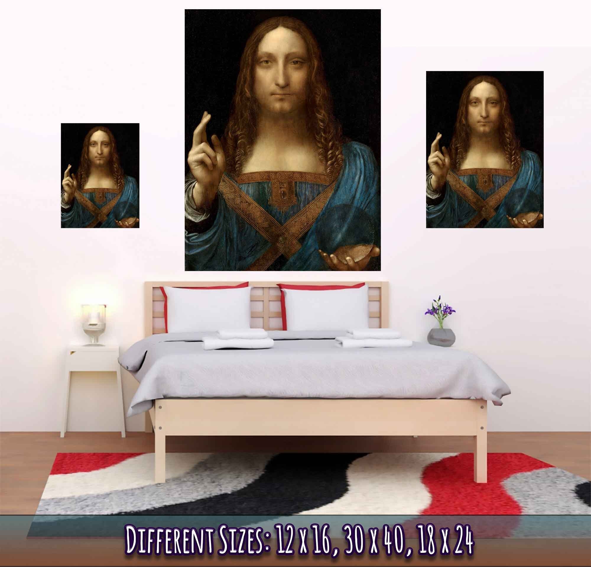 Salvador Mundi Poster, The Lost Leonardo, Leonardo Da Vinci - Salvador Mundi Print - WallArtPrints4U