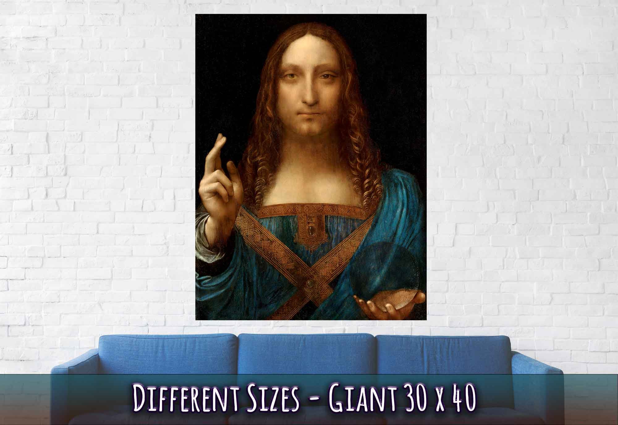 Salvador Mundi Poster, The Lost Leonardo, Leonardo Da Vinci - Salvador Mundi Print - WallArtPrints4U