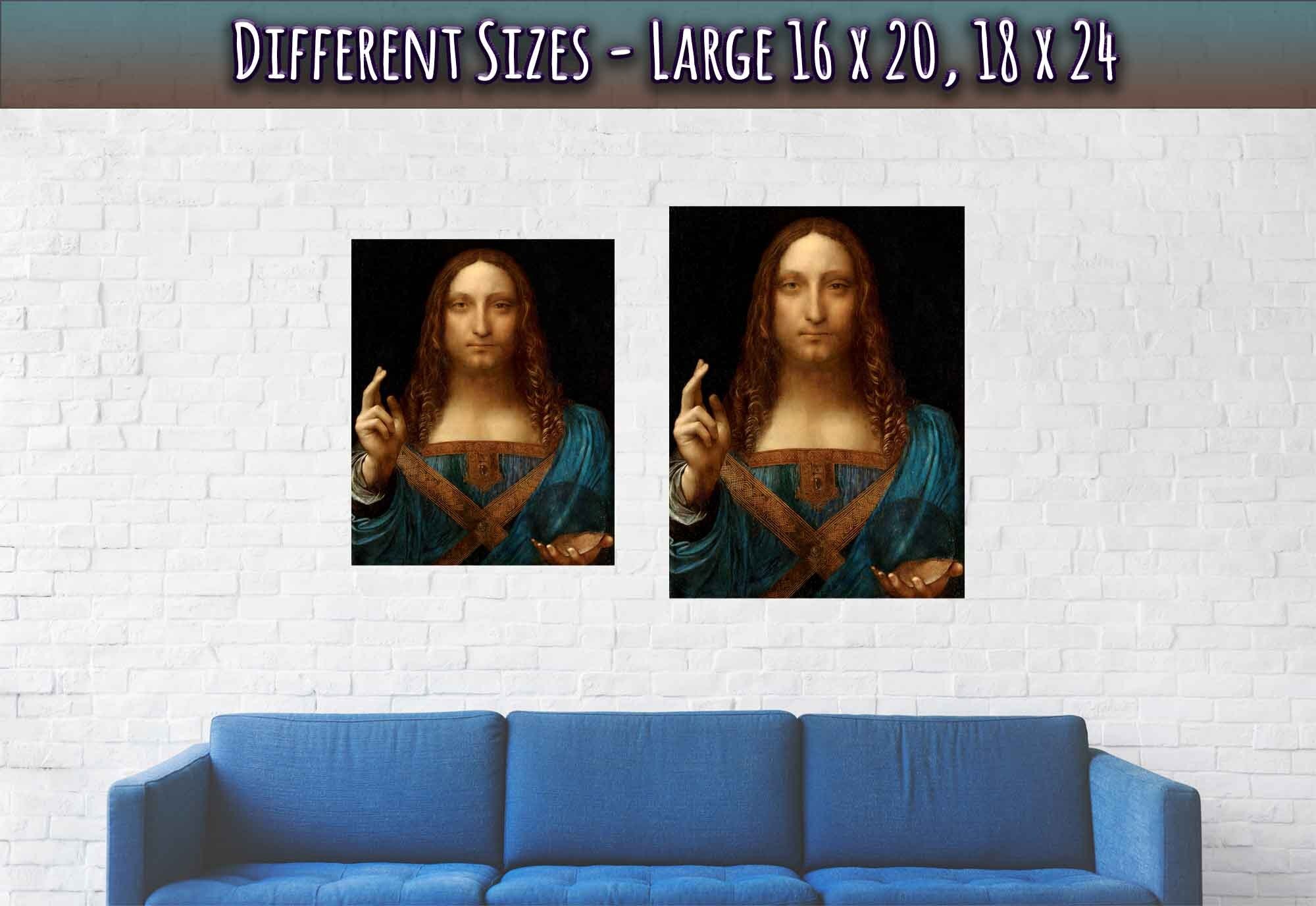 Salvador Mundi Poster, The Lost Leonardo, Leonardo Da Vinci - Salvador Mundi Print - WallArtPrints4U