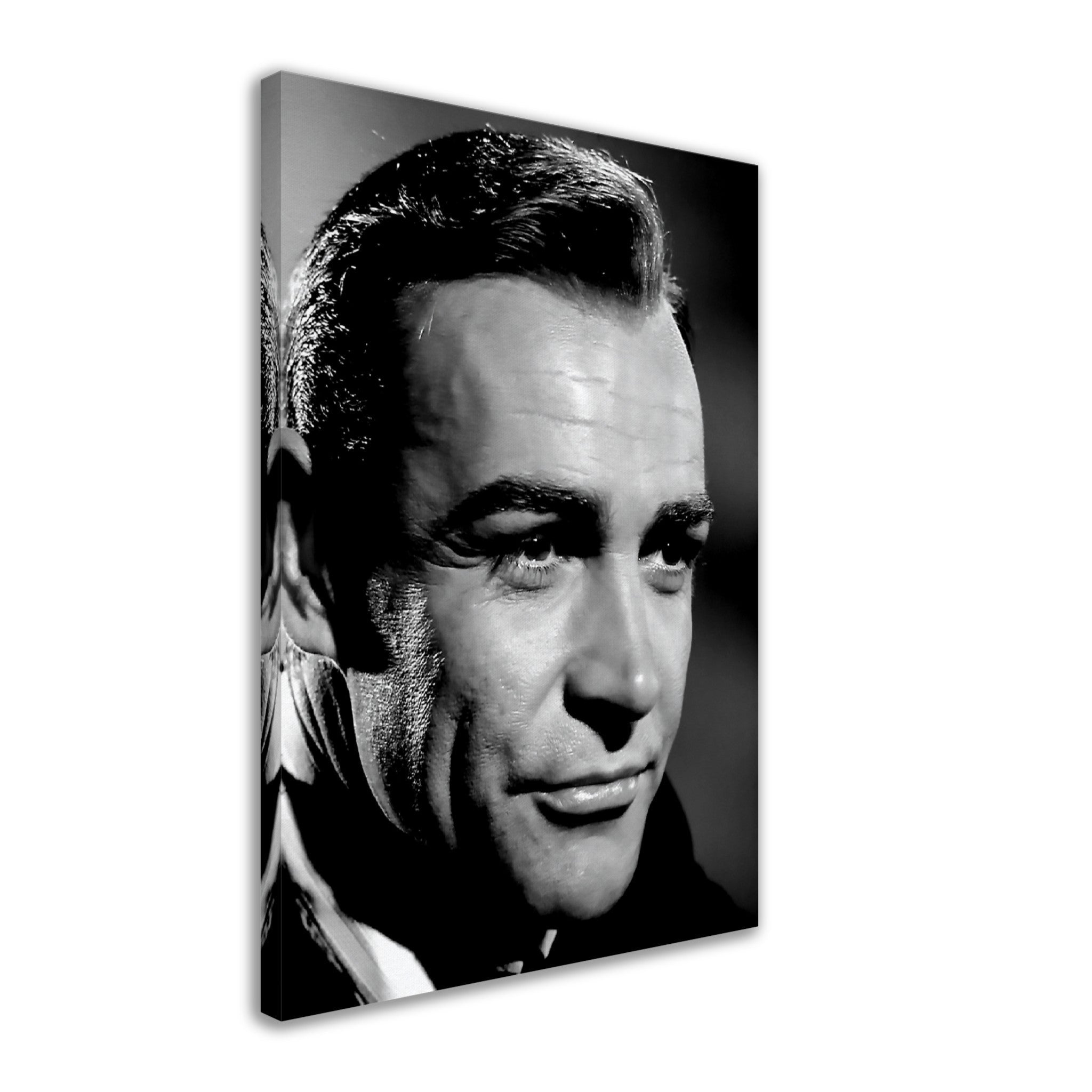 Sean Connery Canvas, Handsome Actor, Vintage Photo Portrait - Sean Connery Canvas Print 1983 - WallArtPrints4U
