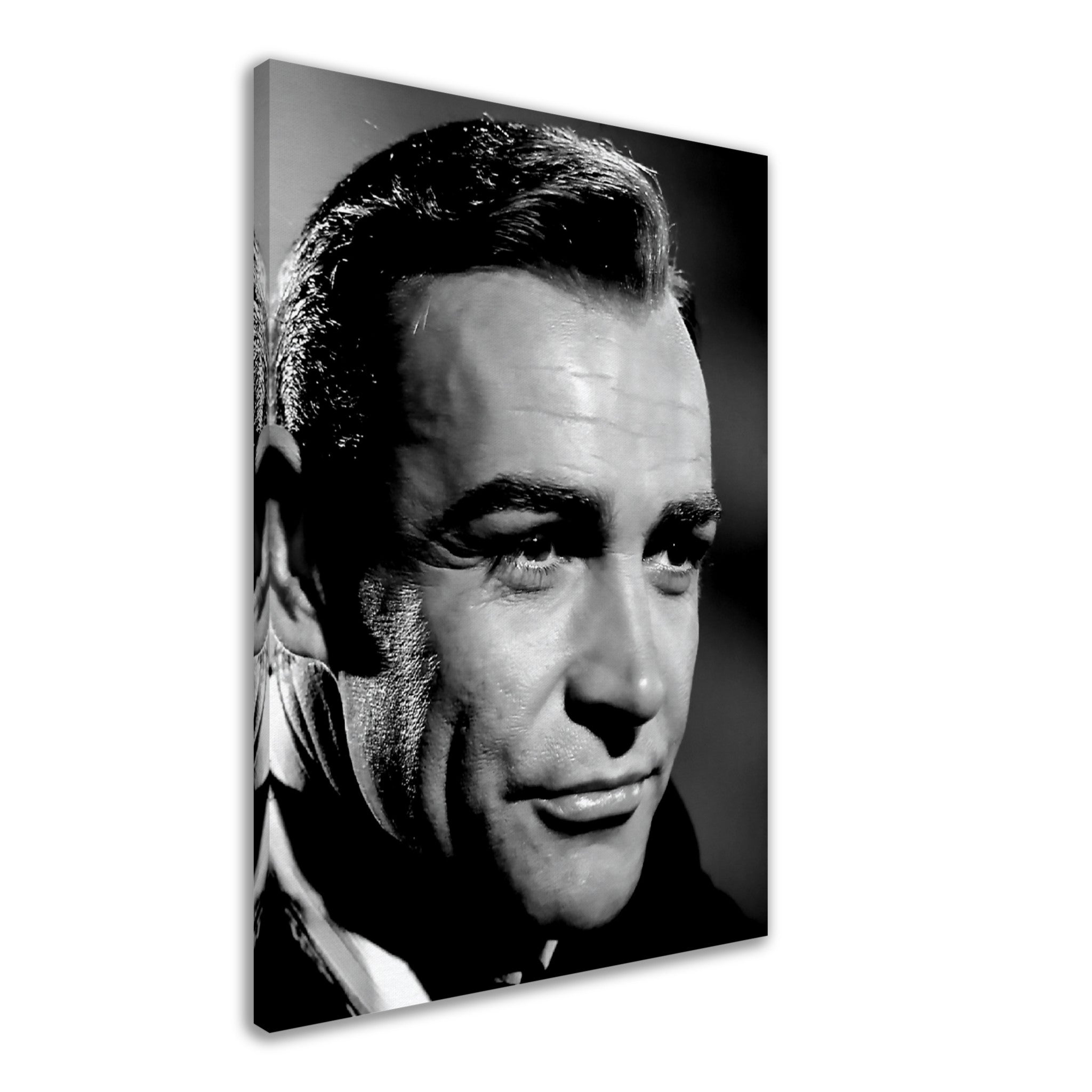 Sean Connery Canvas, Handsome Actor, Vintage Photo Portrait - Sean Connery Canvas Print 1983 - WallArtPrints4U
