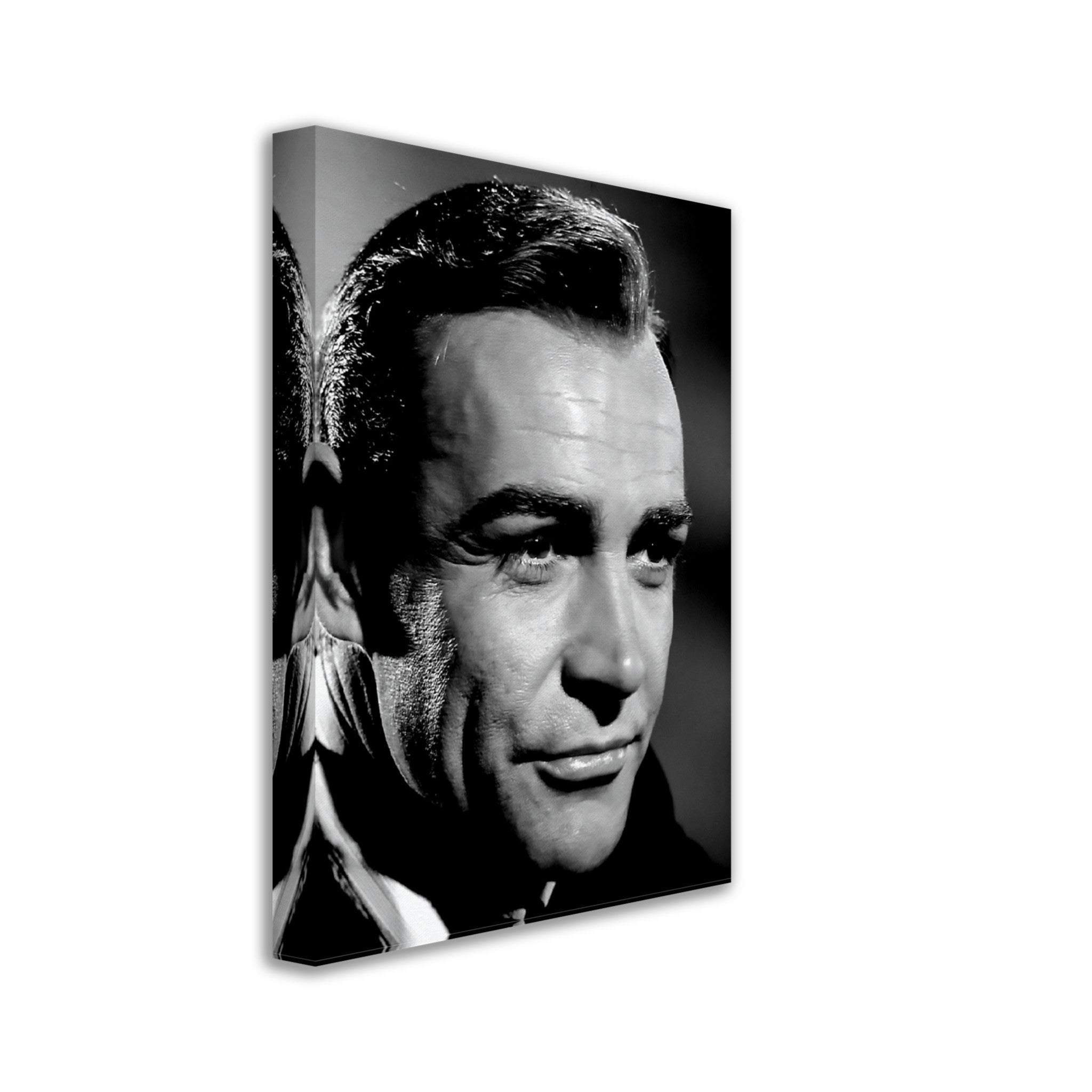 Sean Connery Canvas, Handsome Actor, Vintage Photo Portrait - Sean Connery Canvas Print 1983 - WallArtPrints4U