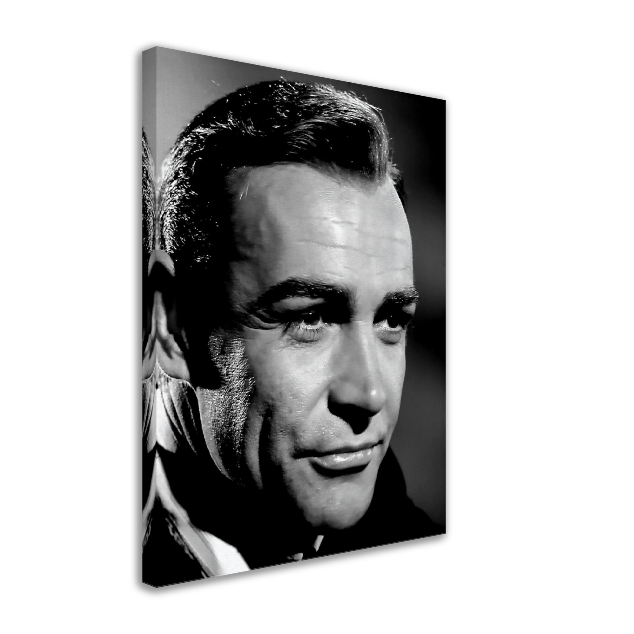 Sean Connery Canvas, Handsome Actor, Vintage Photo Portrait - Sean Connery Canvas Print 1983 - WallArtPrints4U