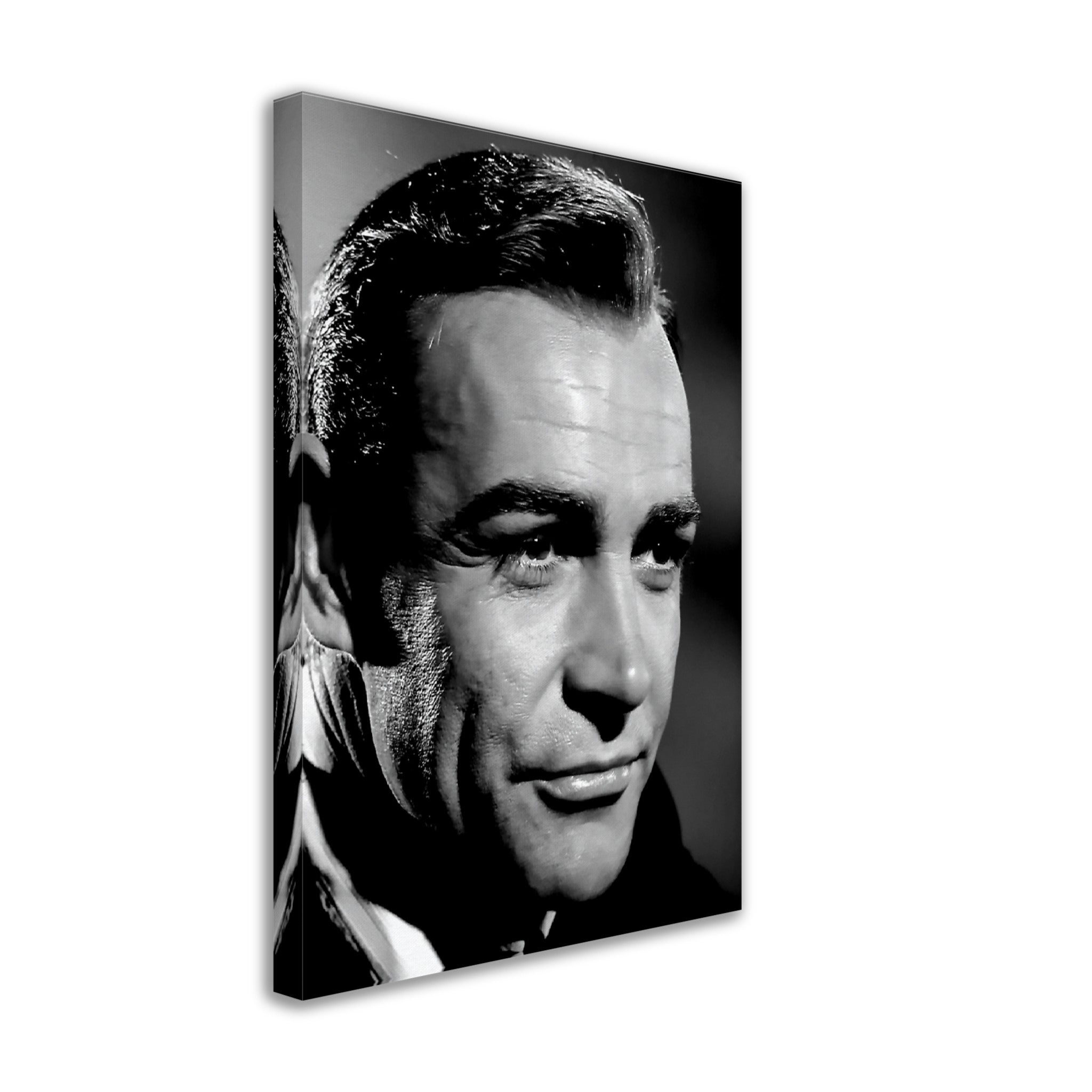 Sean Connery Canvas, Handsome Actor, Vintage Photo Portrait - Sean Connery Canvas Print 1983 - WallArtPrints4U