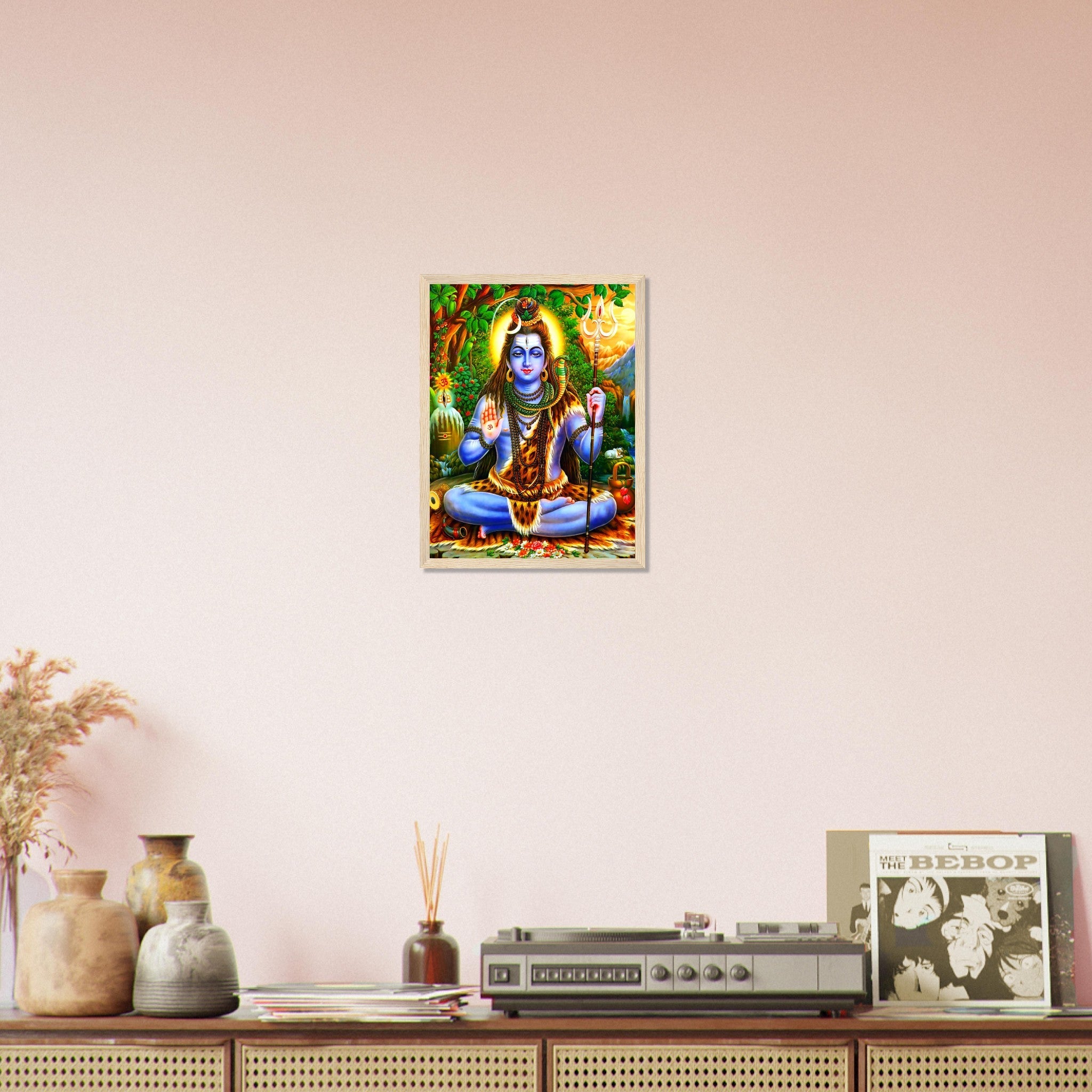 Shiva Framed Print, Hindu God Divine Energy, Dance, Destruction - Shiva Print - Supreme Being For Shiva Meditation - WallArtPrints4U