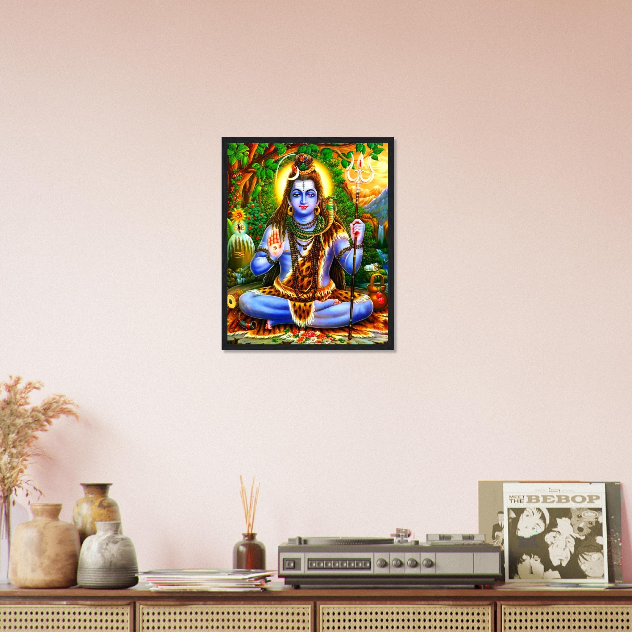 Shiva Framed Print, Hindu God Divine Energy, Dance, Destruction - Shiva Print - Supreme Being For Shiva Meditation - WallArtPrints4U