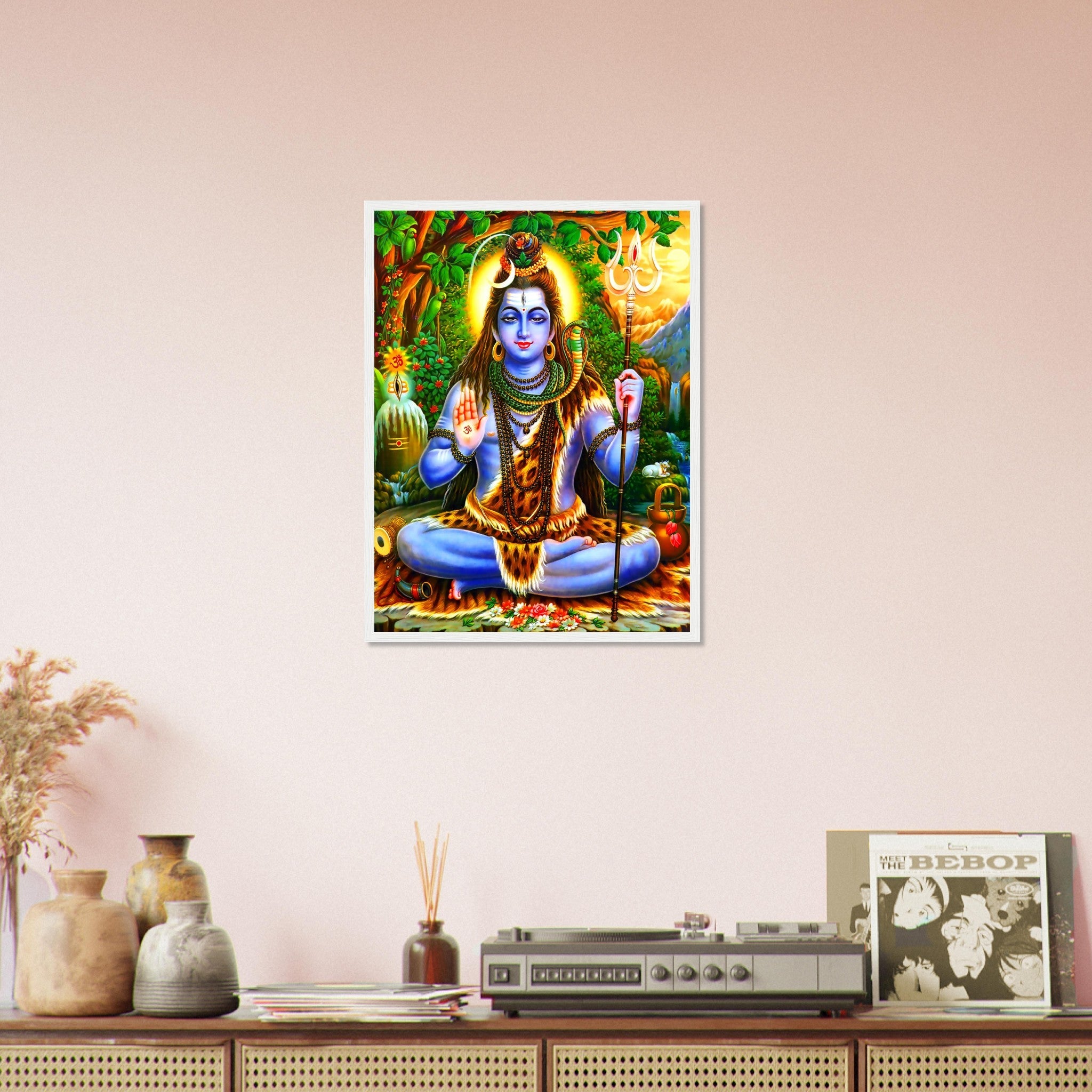 Shiva Framed Print, Hindu God Divine Energy, Dance, Destruction - Shiva Print - Supreme Being For Shiva Meditation - WallArtPrints4U