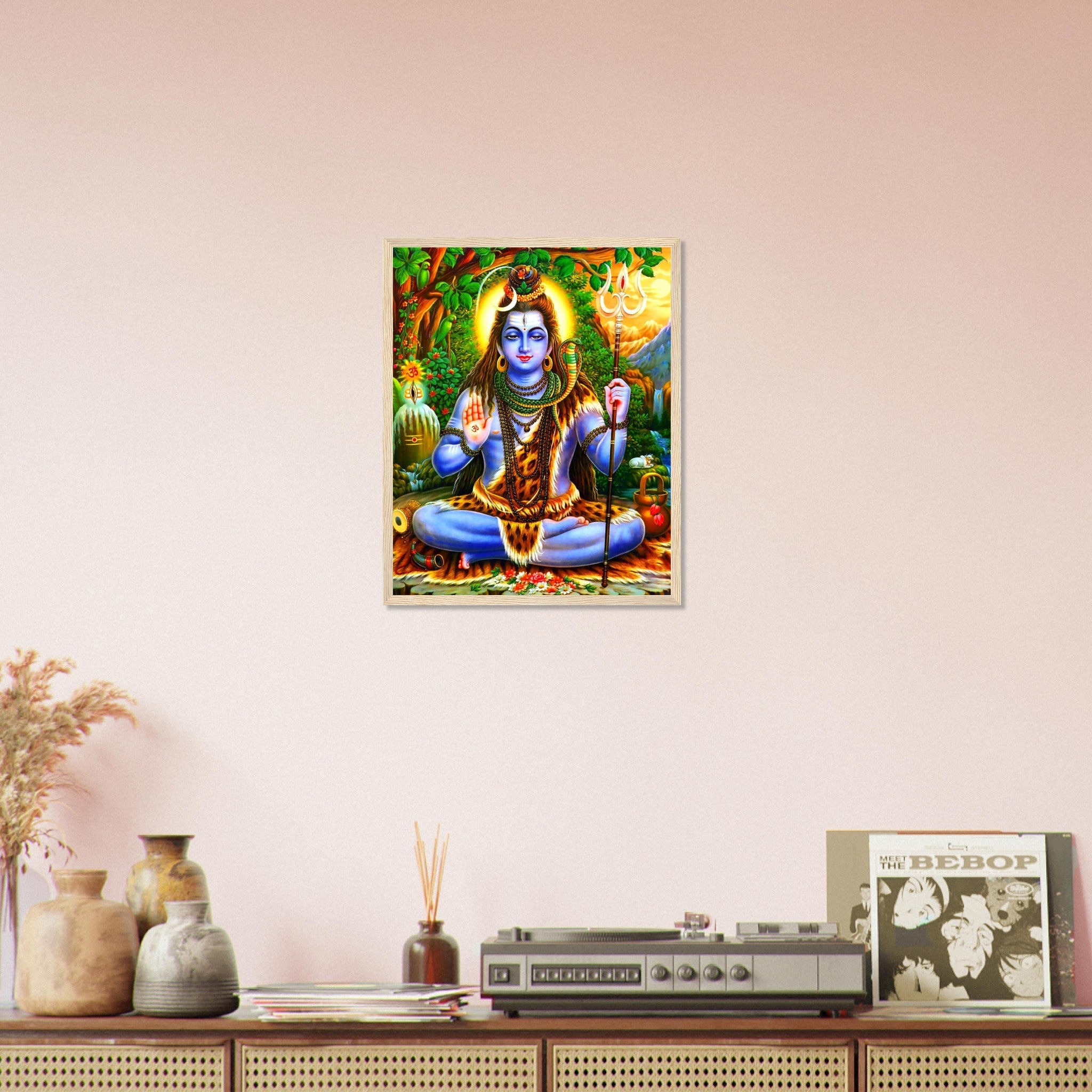 Shiva Framed Print, Hindu God Divine Energy, Dance, Destruction - Shiva Print - Supreme Being For Shiva Meditation - WallArtPrints4U