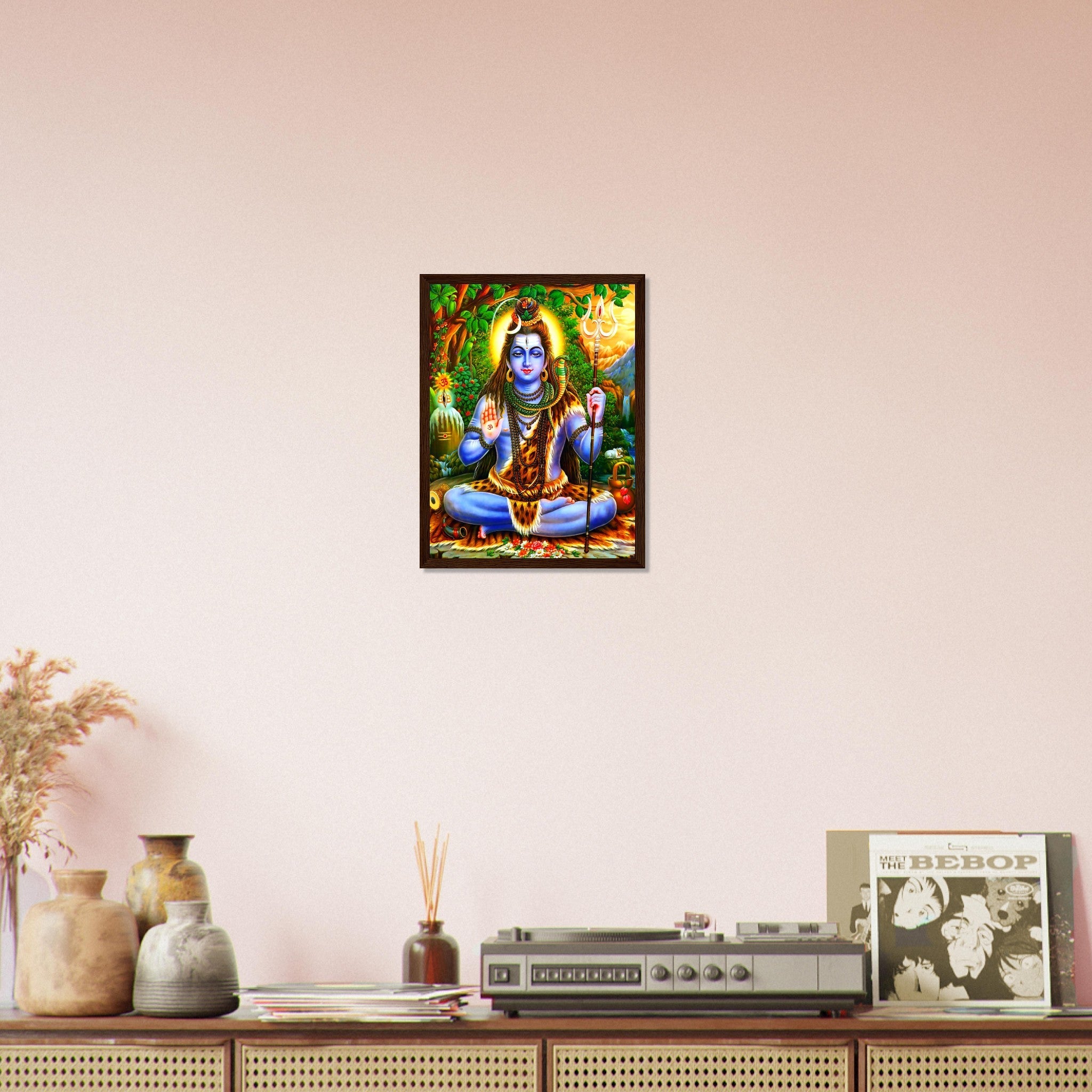 Shiva Framed Print, Hindu God Divine Energy, Dance, Destruction - Shiva Print - Supreme Being For Shiva Meditation - WallArtPrints4U