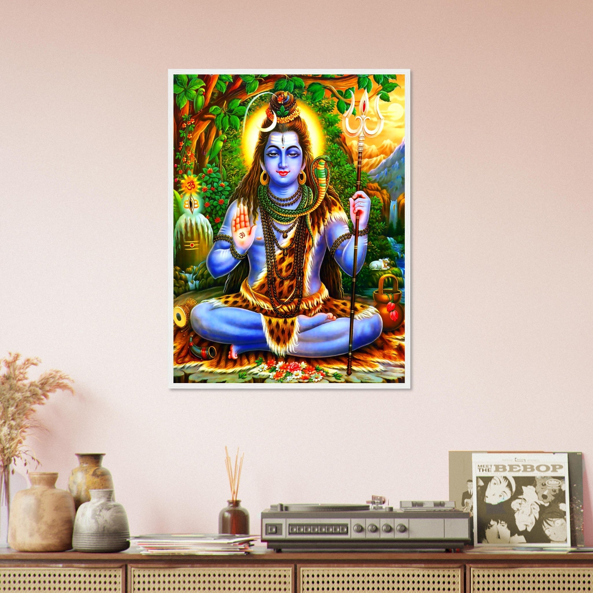 Shiva Framed Print, Hindu God Divine Energy, Dance, Destruction - Shiva Print - Supreme Being For Shiva Meditation - WallArtPrints4U