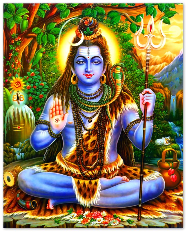 Shiva Poster, Hindu God Divine Energy, Dance, Destruction - Shiva Print - Supreme Being For Shiva Meditation - WallArtPrints4U