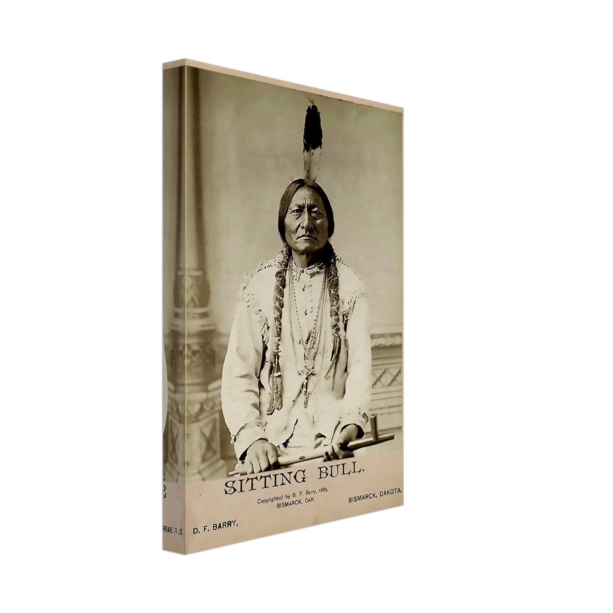 Sitting Bull Canvas Print, Sioux War Chief, Holy Man, Vintage Photo Iconic Sitting Bull Canvas - WallArtPrints4U
