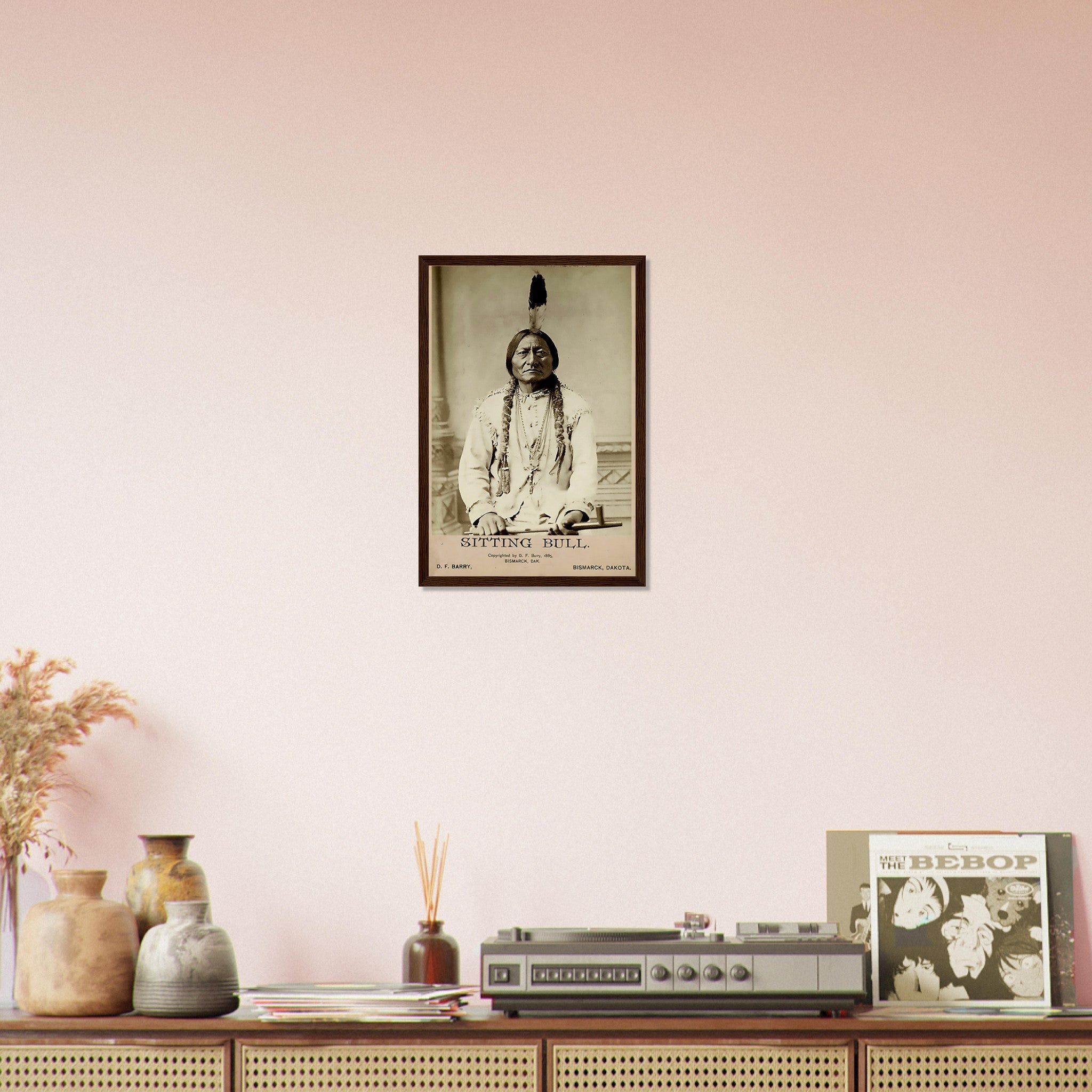 Sitting Bull Framed Print, Sioux War Chief, Holy Man, Vintage Photo Iconic Sitting Bull Framed - WallArtPrints4U
