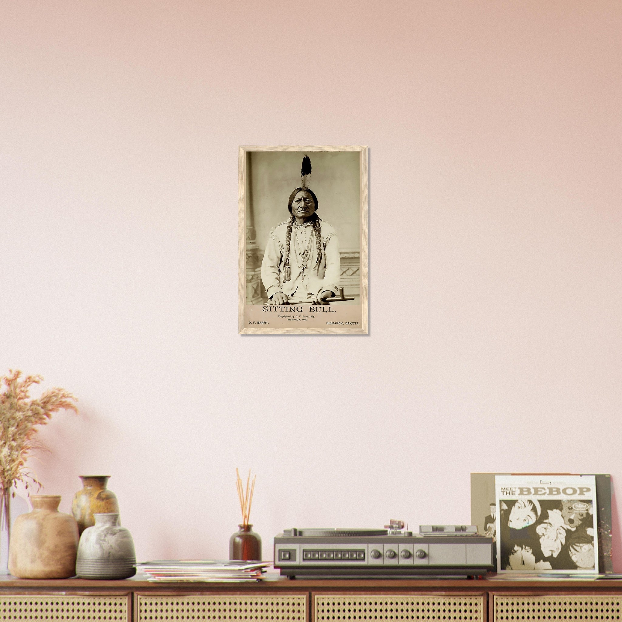 Sitting Bull Framed Print, Sioux War Chief, Holy Man, Vintage Photo Iconic Sitting Bull Framed - WallArtPrints4U
