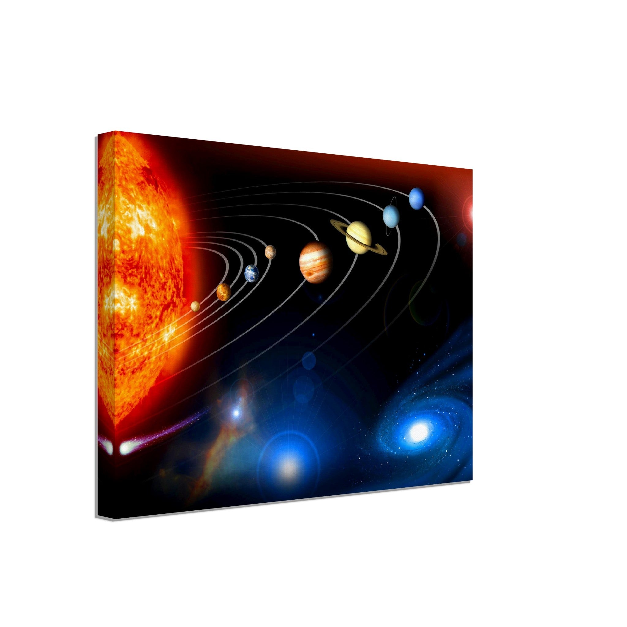 Solar System Canvas Nasa Canvas Of The Planets Solar System Canvas Print - WallArtPrints4U