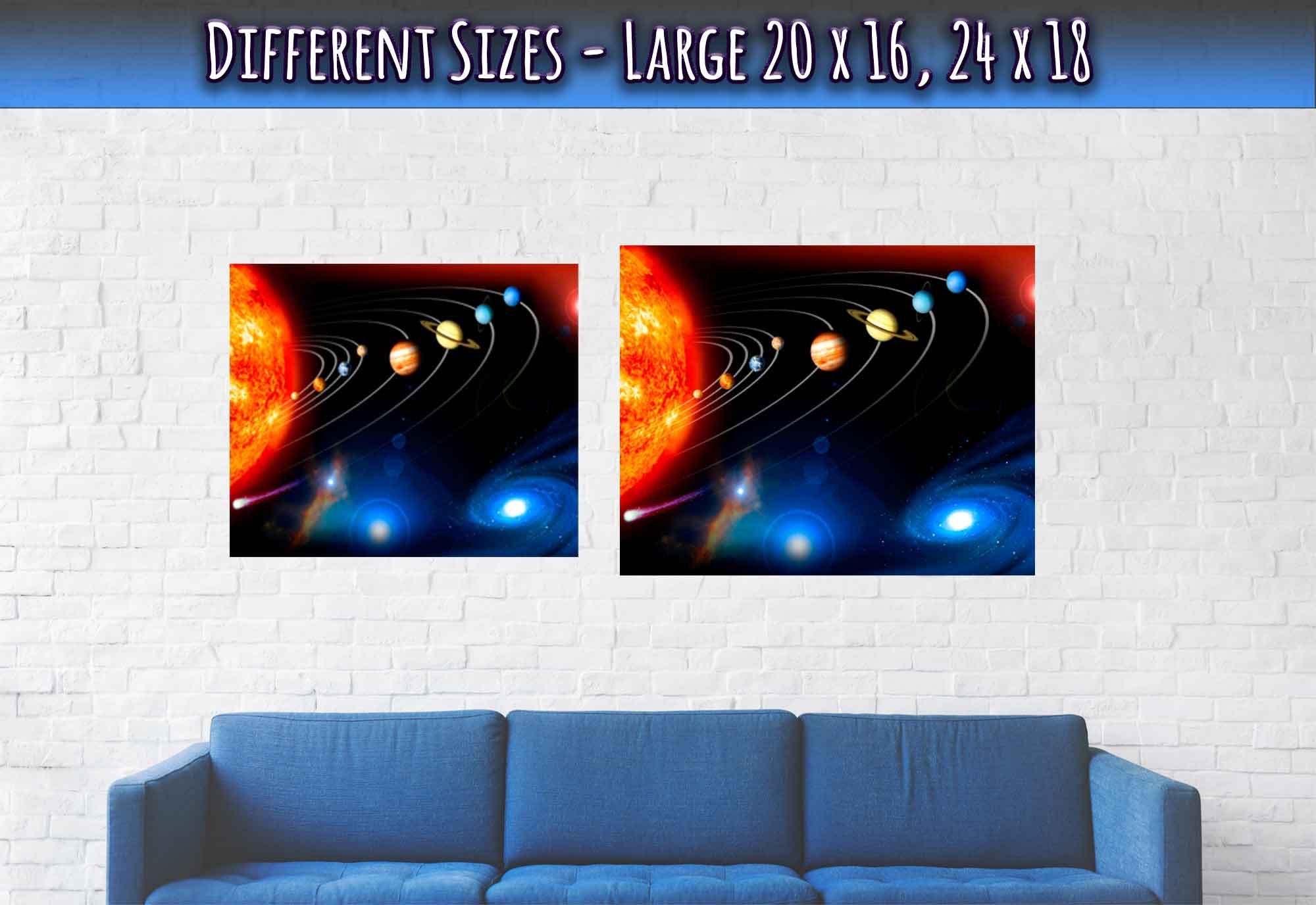 Solar System Poster Nasa Poster Of The Planets Solar System Print - WallArtPrints4U