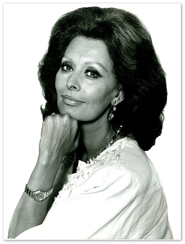 Sophia Loren Poster, Los Angeles 1986, Vintage Photo - Sophia Loren Print - WallArtPrints4U