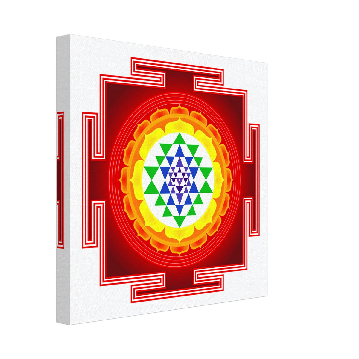 Sri Yantra Canvas Print, Shri Yantra Mother Of All Yantras - Sri Yantr