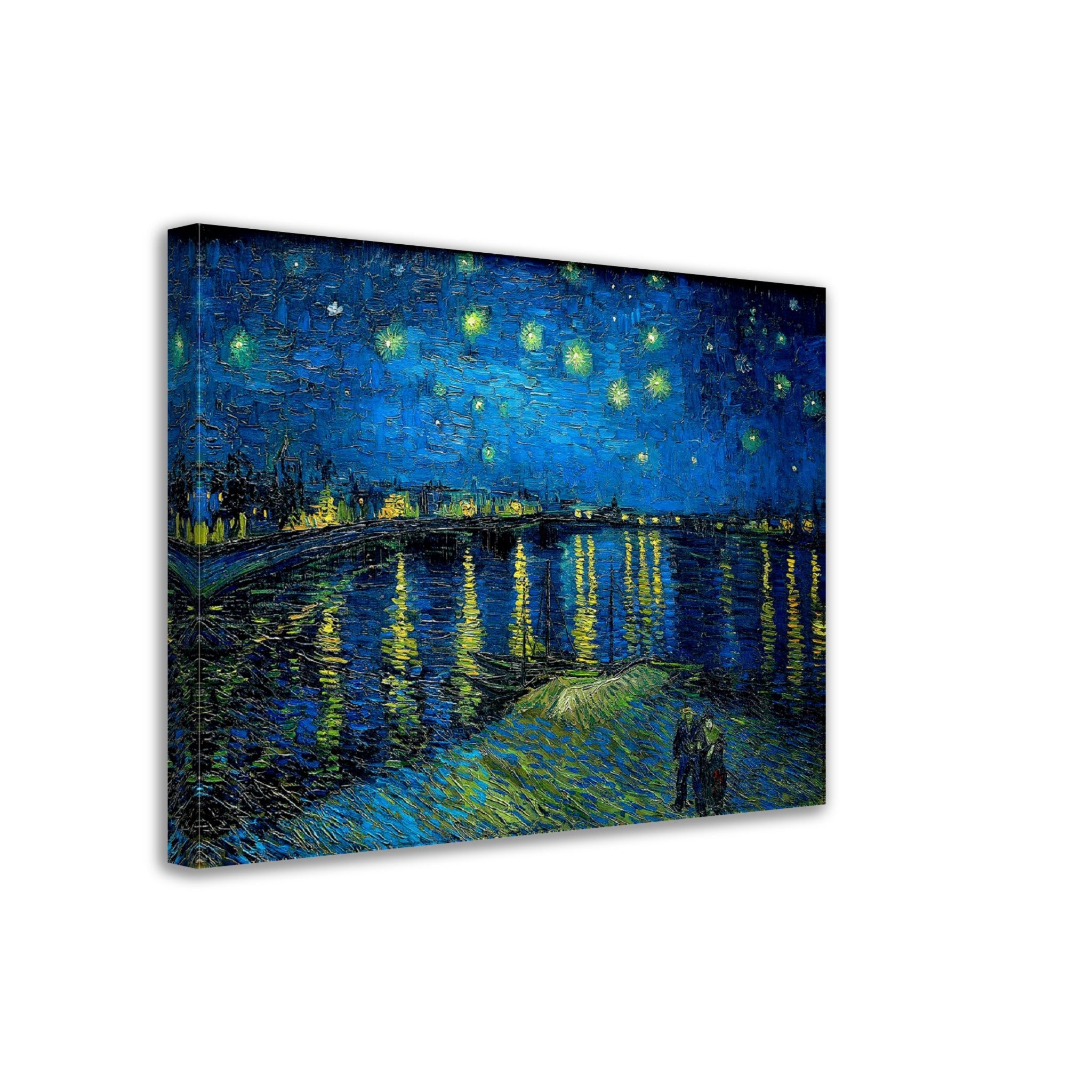 Starry Night Over Rhone Canvas Print, Van Gogh - Starry Night Rhone Canvas, - WallArtPrints4U