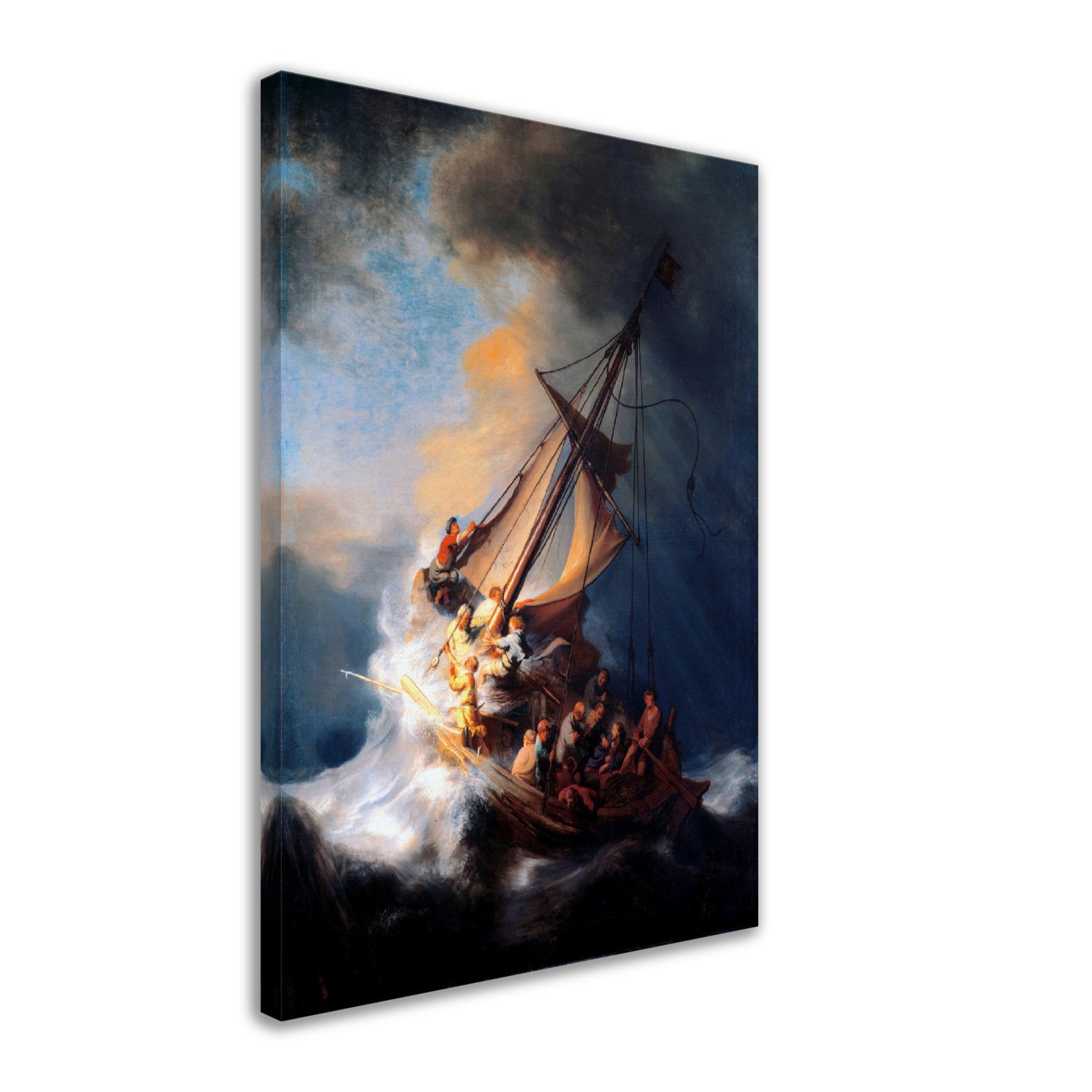 Storm Of The Sea Of Galilee Canvas Print, Rembrandt - Storm Of The Sea Of Galilee Canvas - WallArtPrints4U