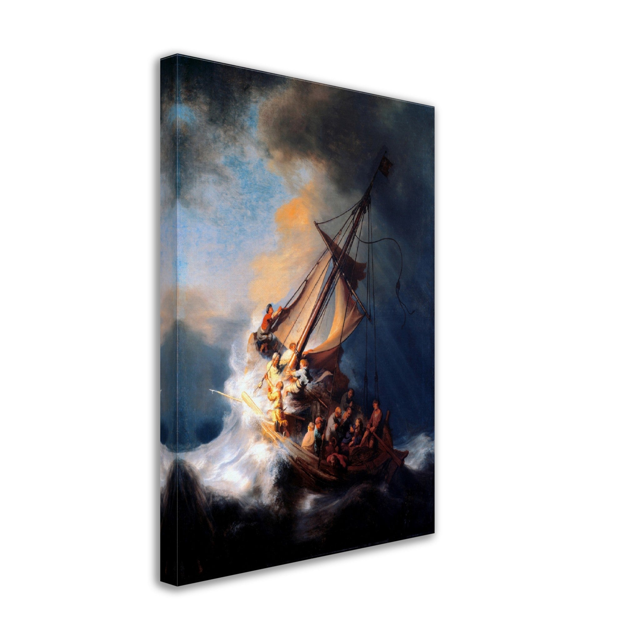 Storm Of The Sea Of Galilee Canvas Print, Rembrandt - Storm Of The Sea Of Galilee Canvas - WallArtPrints4U