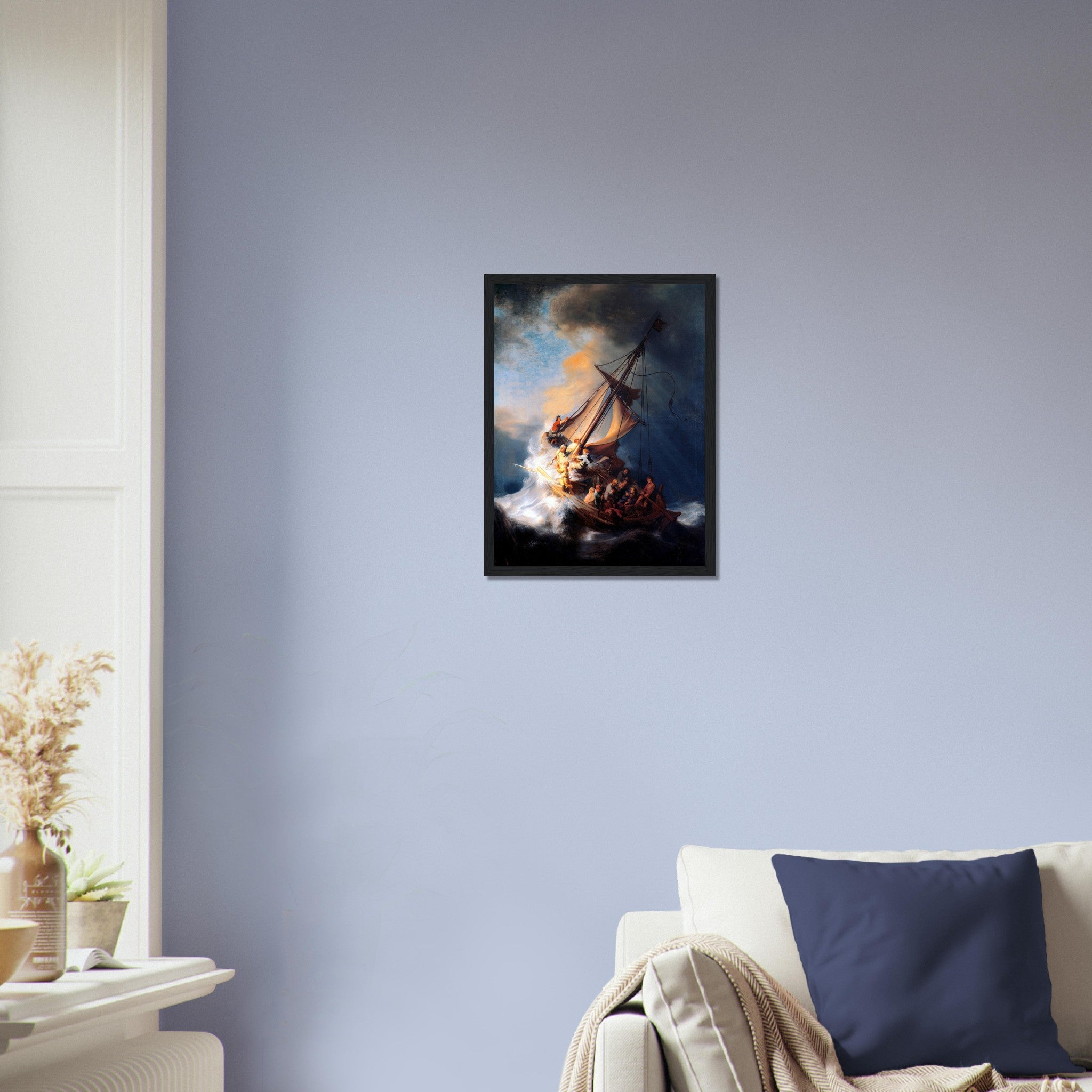 Storm Of The Sea Of Galilee Framed Print, Rembrandt - Storm Of The Sea Of Galilee Framed - WallArtPrints4U