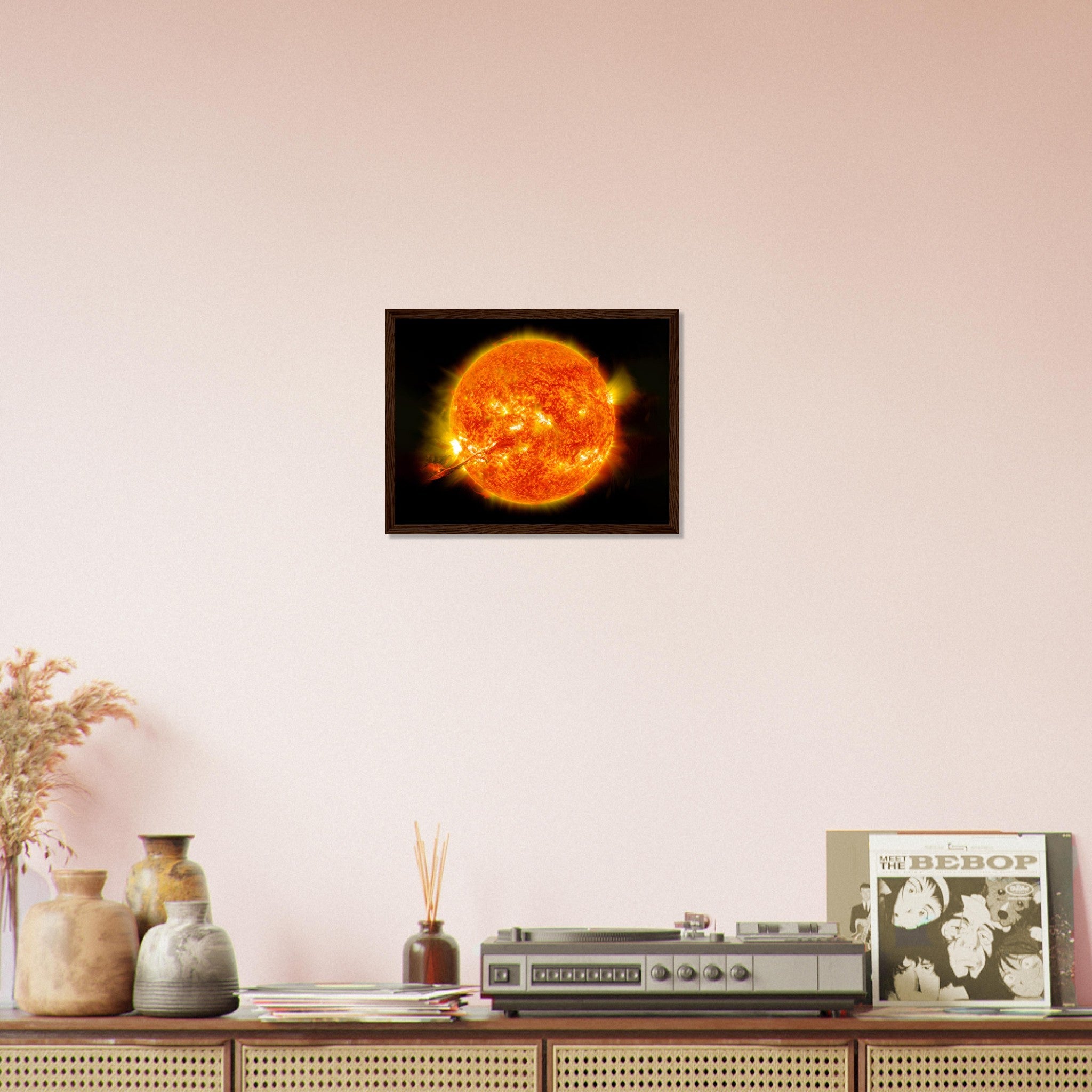 Sun Framed Print - Nasa Sun Eruption 2012 - Framed Of The Sun With Coronal Mass Ejection - WallArtPrints4U