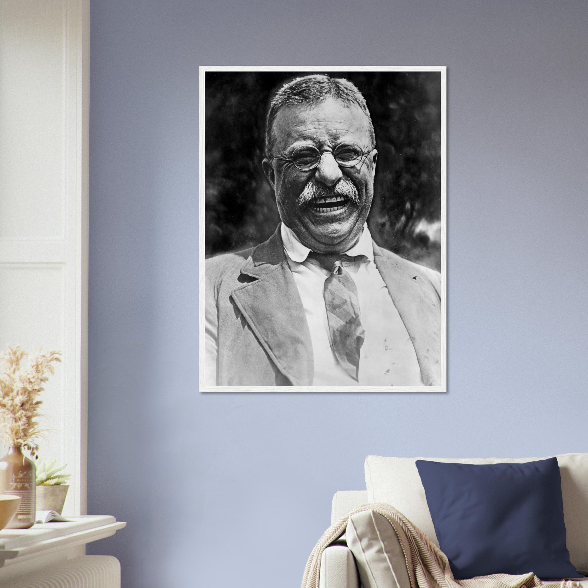 Teddy Roosevelt Framed, Father Of The Teddy Bear, Vintage Photo Theodore Roosevelt Framed Print Great White Chief - WallArtPrints4U