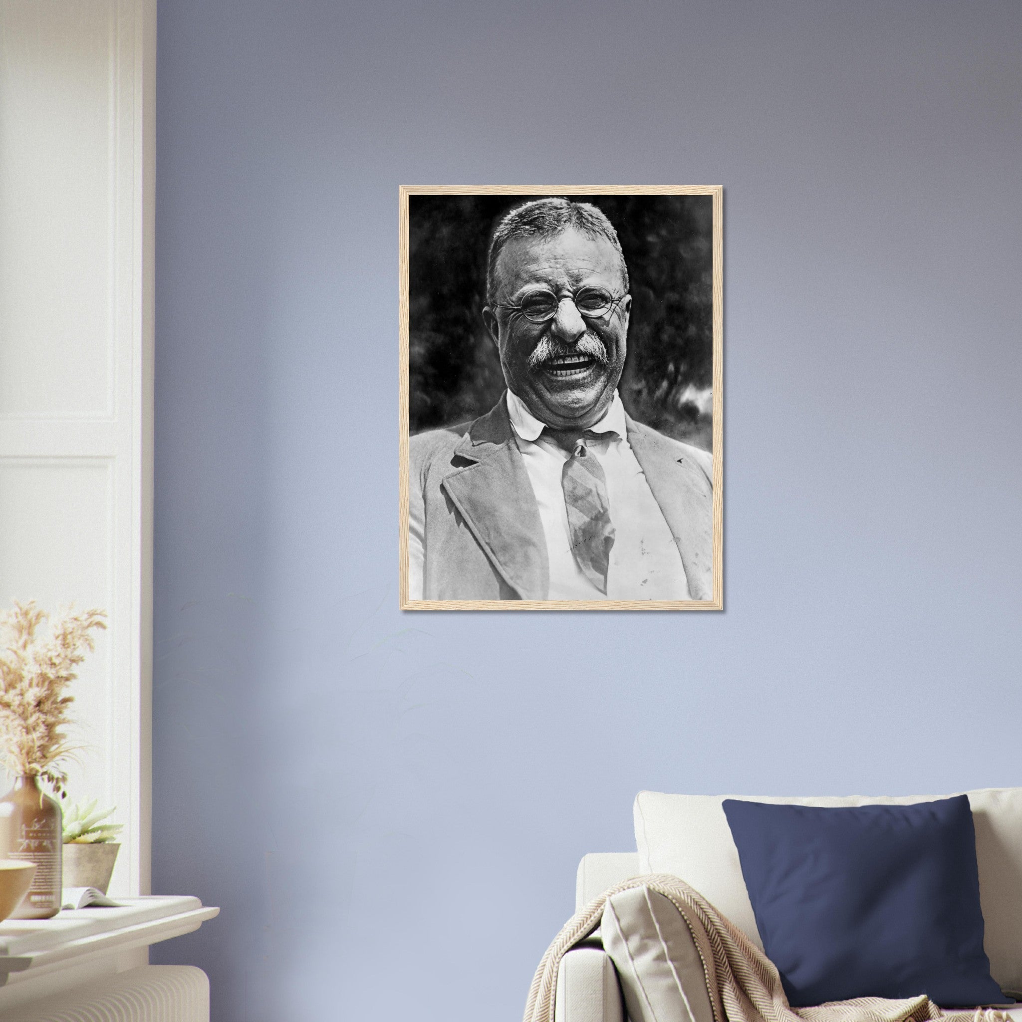 Teddy Roosevelt Framed, Father Of The Teddy Bear, Vintage Photo Theodore Roosevelt Framed Print Great White Chief - WallArtPrints4U
