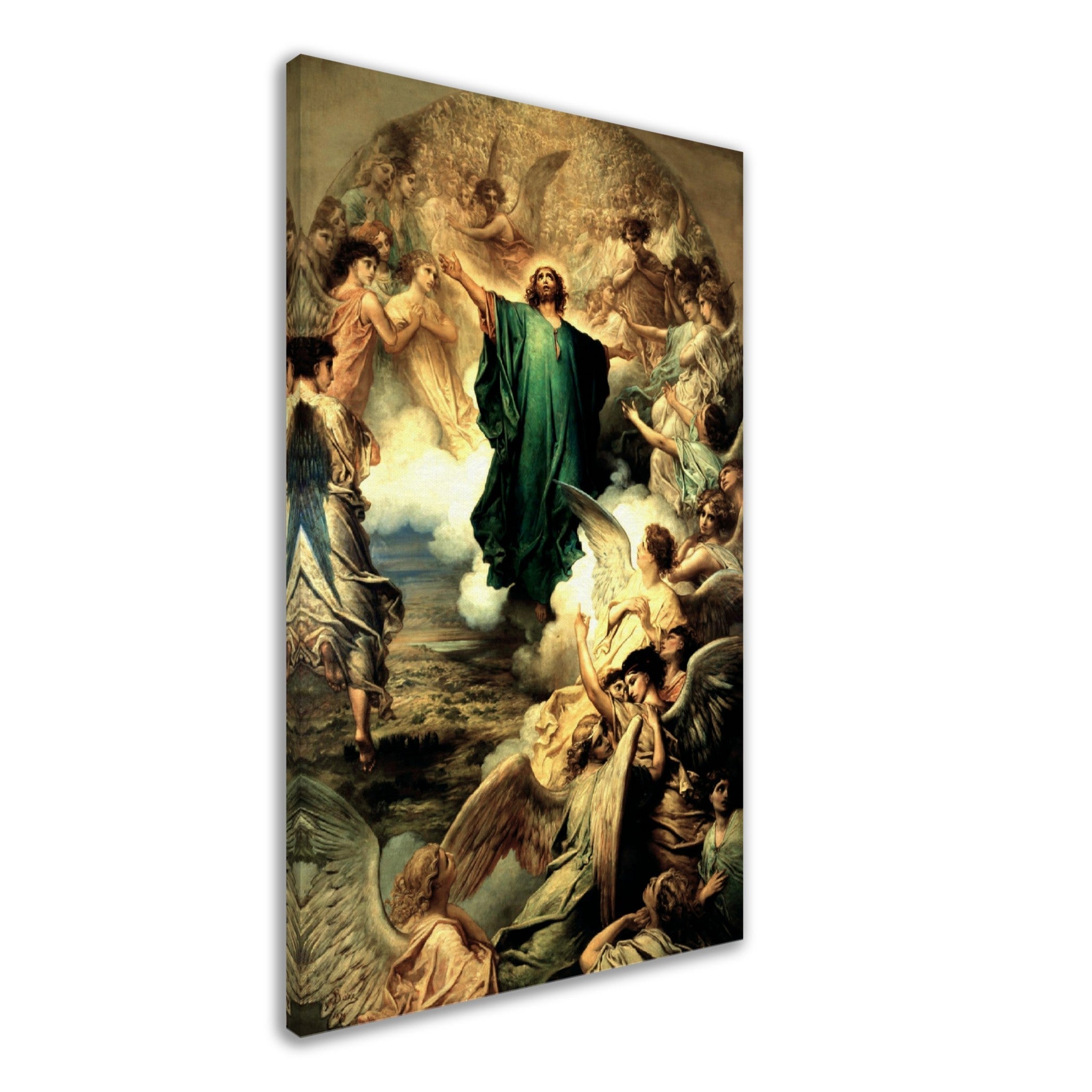 The Ascension Canvas, Christian Canvas, Gustav Dore Canvas Print - WallArtPrints4U