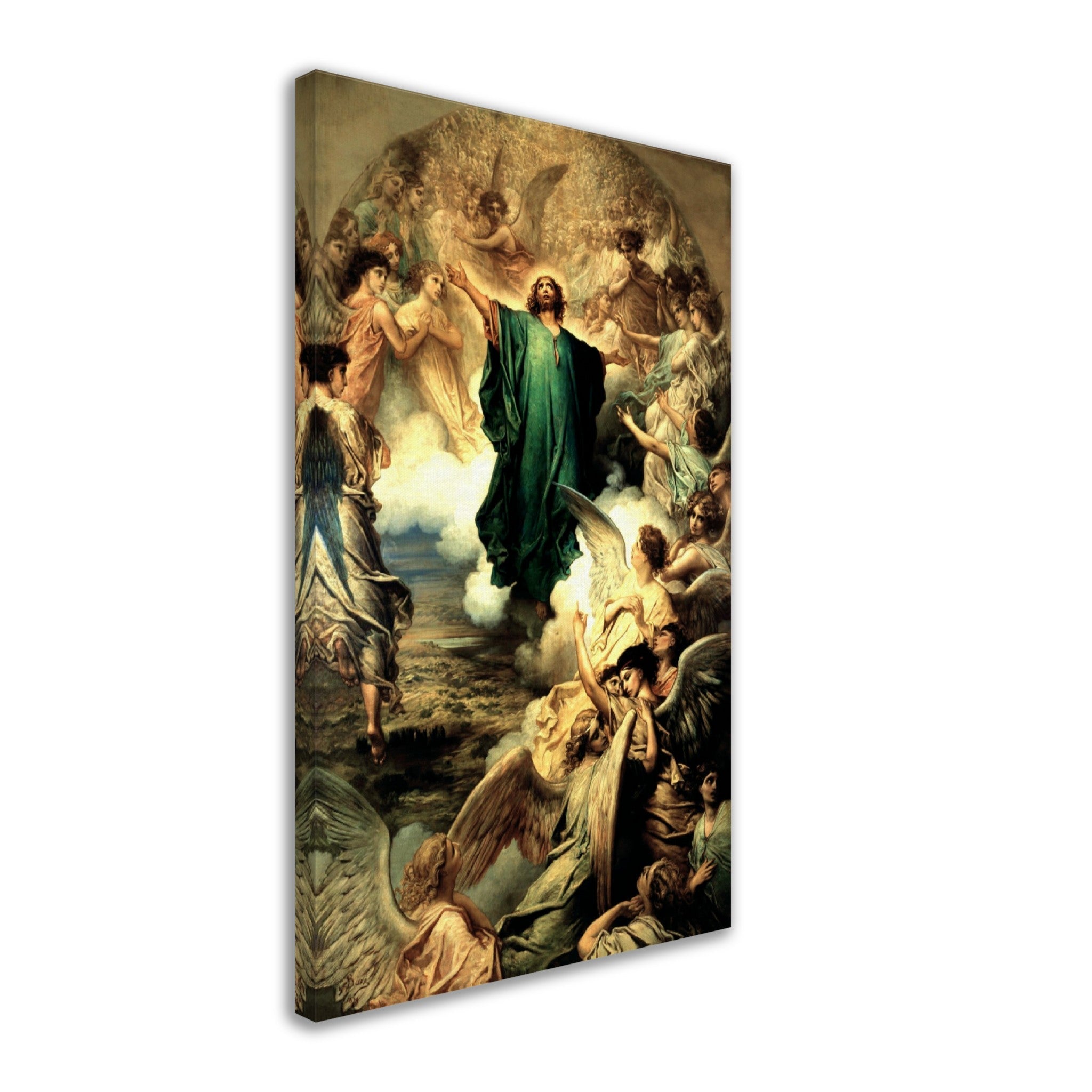 The Ascension Canvas, Christian Canvas, Gustav Dore Canvas Print - WallArtPrints4U