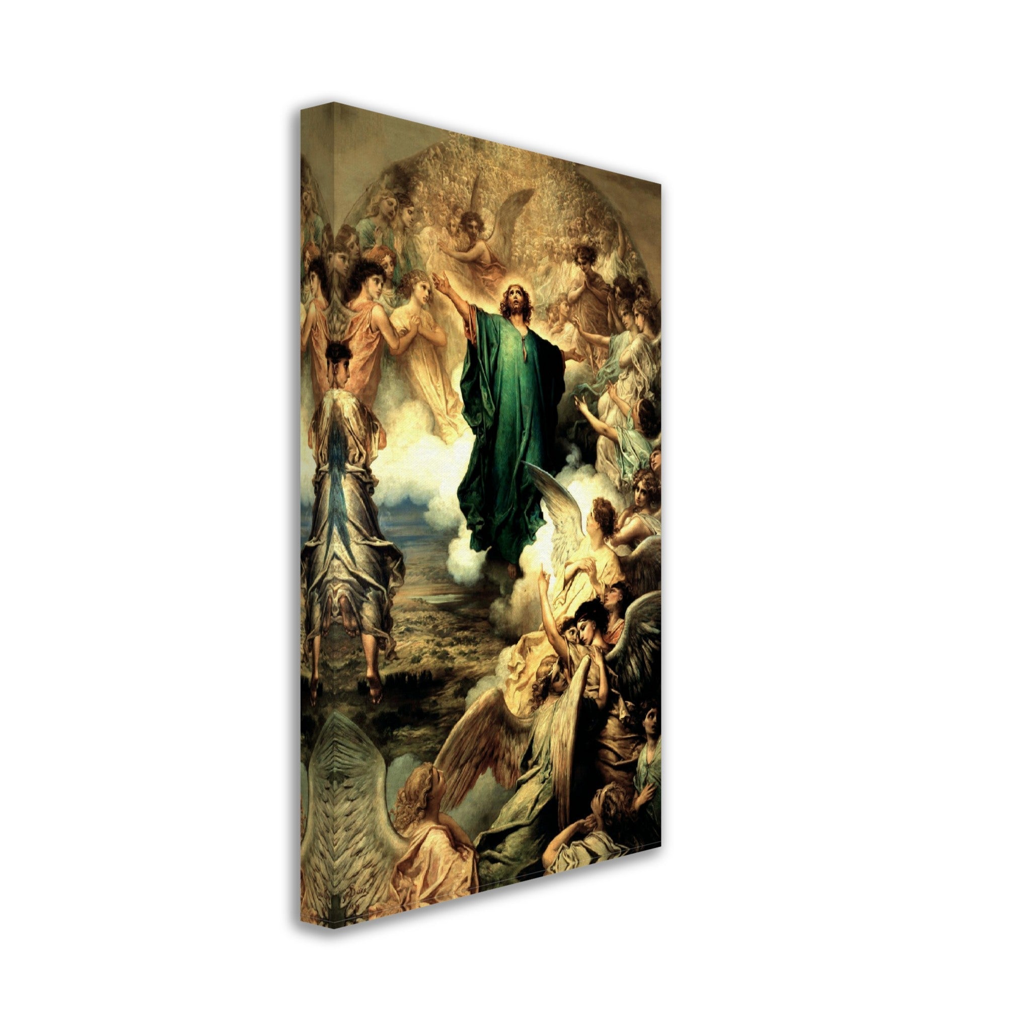 The Ascension Canvas, Christian Canvas, Gustav Dore Canvas Print - WallArtPrints4U