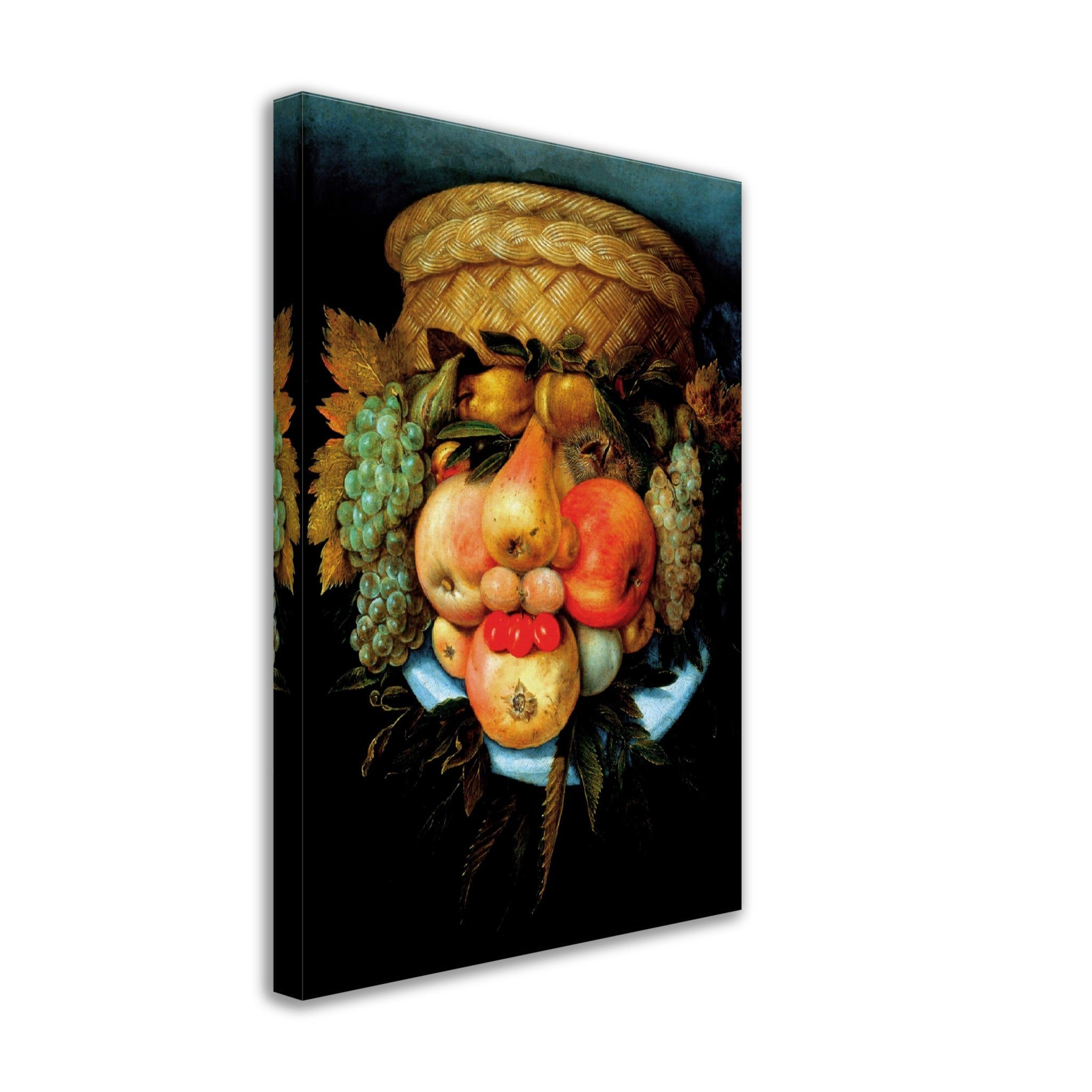 The Fruit Basket Canvas - Giuseppe Arcimboldo Canvas Print - WallArtPrints4U