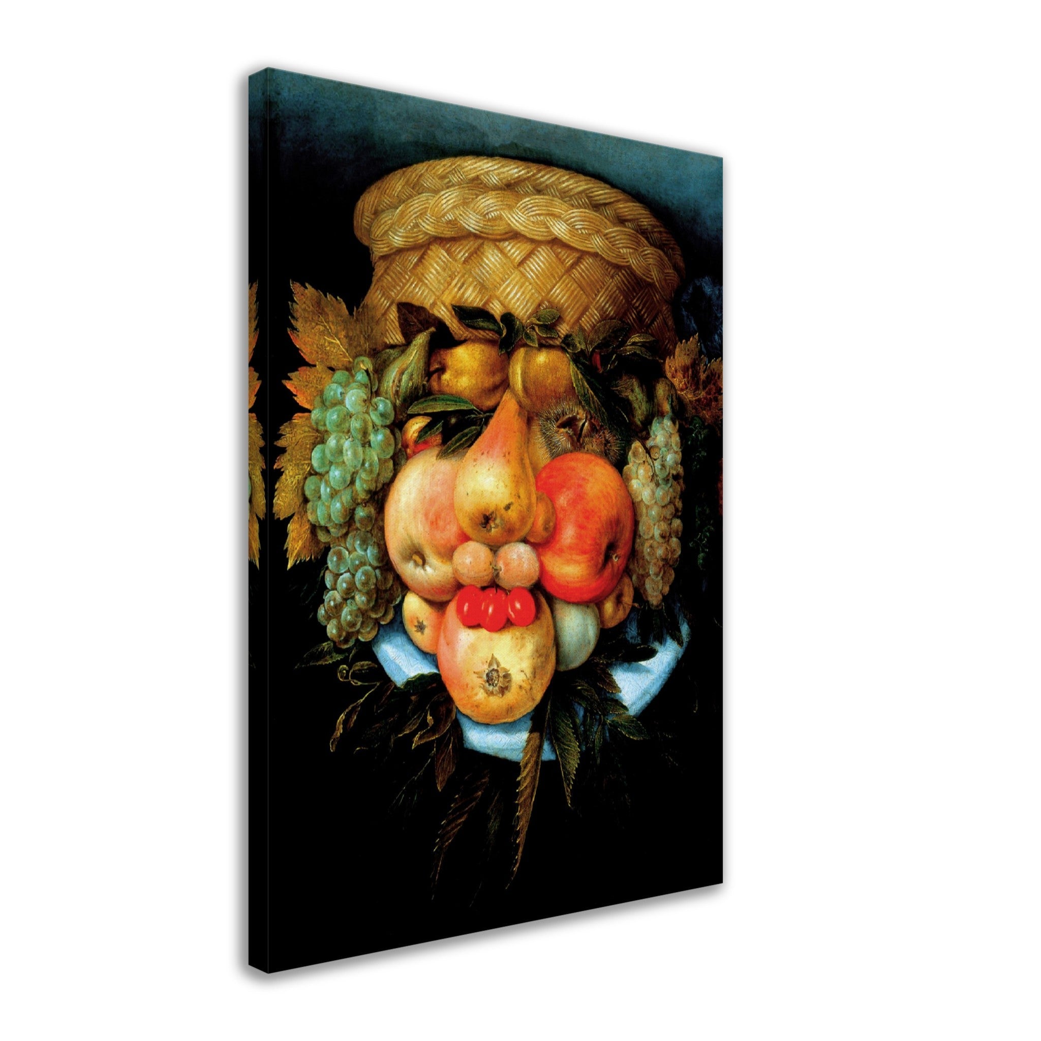 The Fruit Basket Canvas - Giuseppe Arcimboldo Canvas Print - WallArtPrints4U