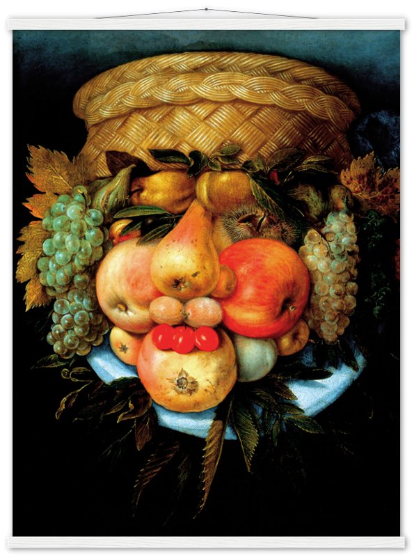 The Fruit Basket Poster - Giuseppe Arcimboldo Poster Print - WallArtPrints4U