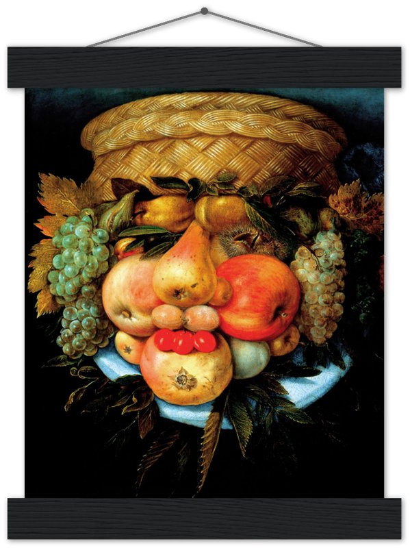 The Fruit Basket Poster - Giuseppe Arcimboldo Poster Print - WallArtPrints4U