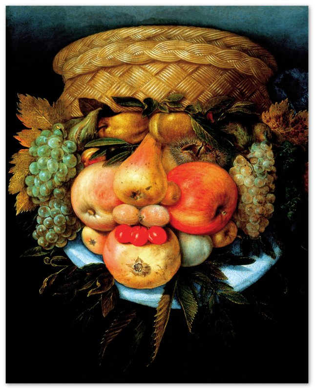 The Fruit Basket Poster - Giuseppe Arcimboldo Poster Print - WallArtPrints4U