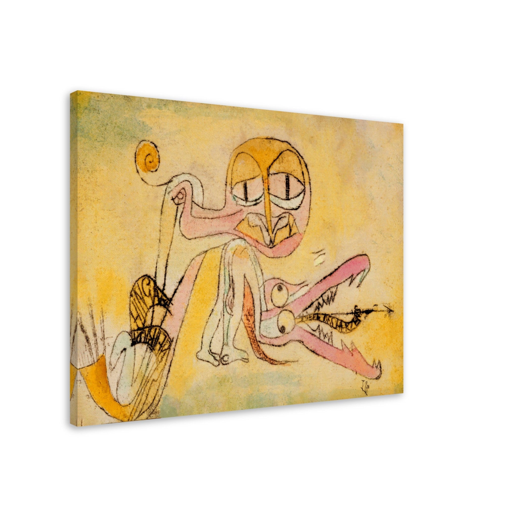 The Hypocrites Canvas Print, Abstract Art Canvas, Paul Klee, The Hypocrites Canvas - WallArtPrints4U