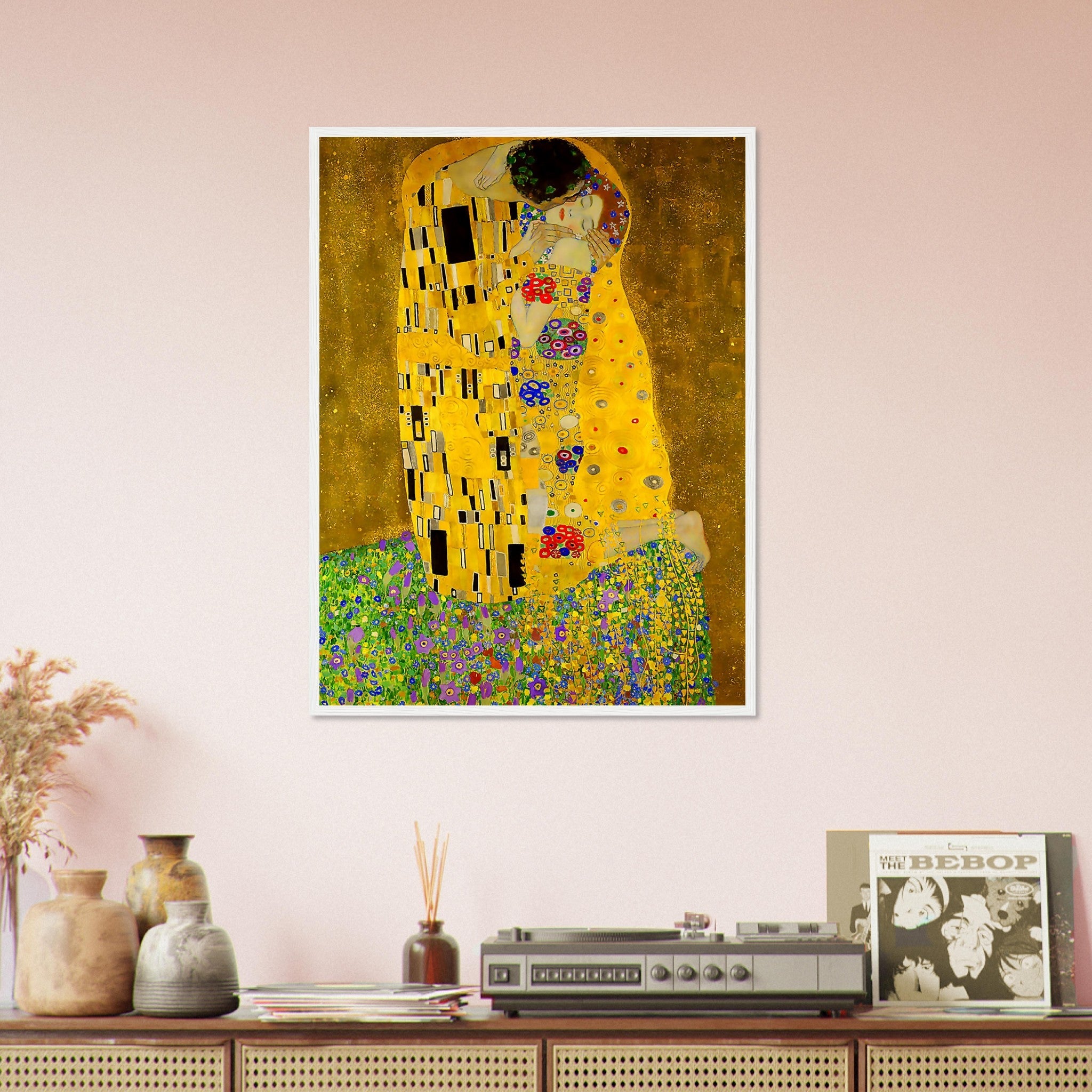 The Kiss Framed Print, Gustav Klimt - The Kiss Print 1907 - WallArtPrints4U