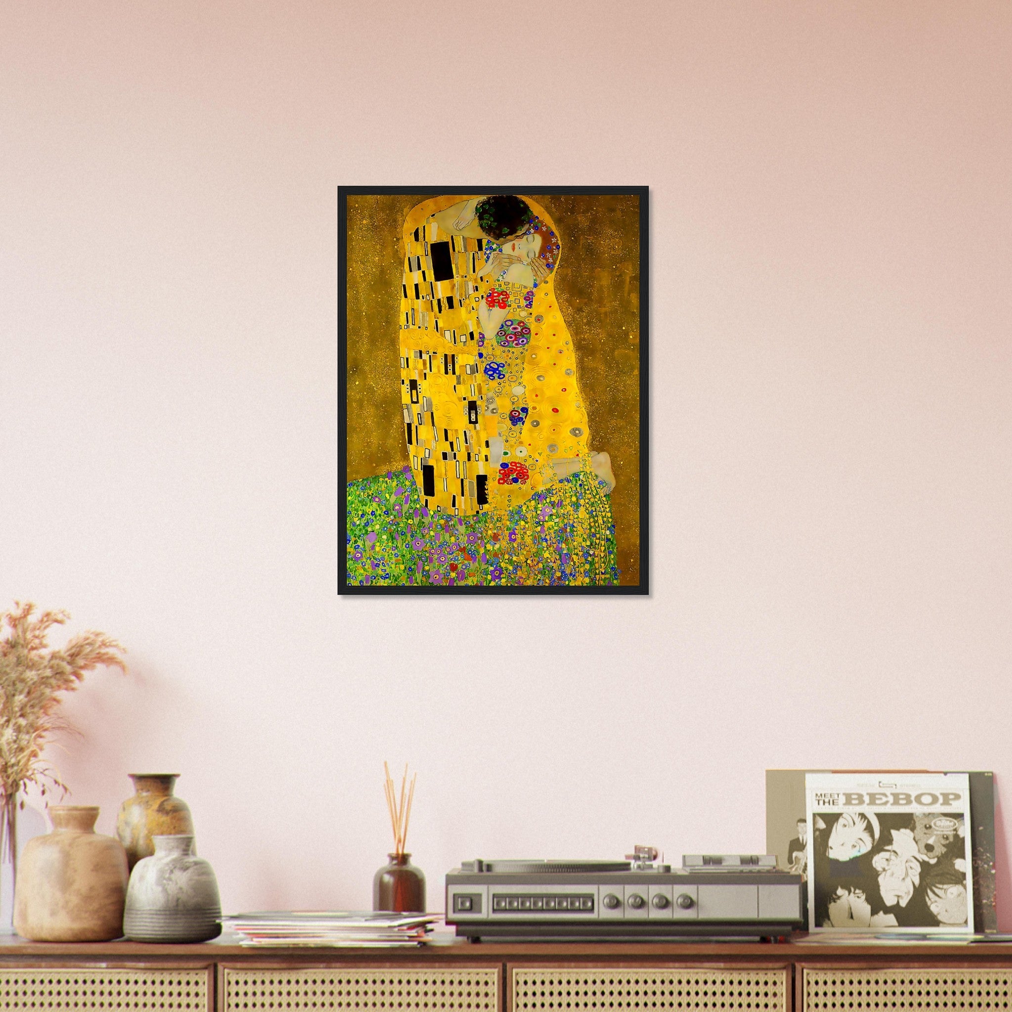 The Kiss Framed Print, Gustav Klimt - The Kiss Print 1907 - WallArtPrints4U